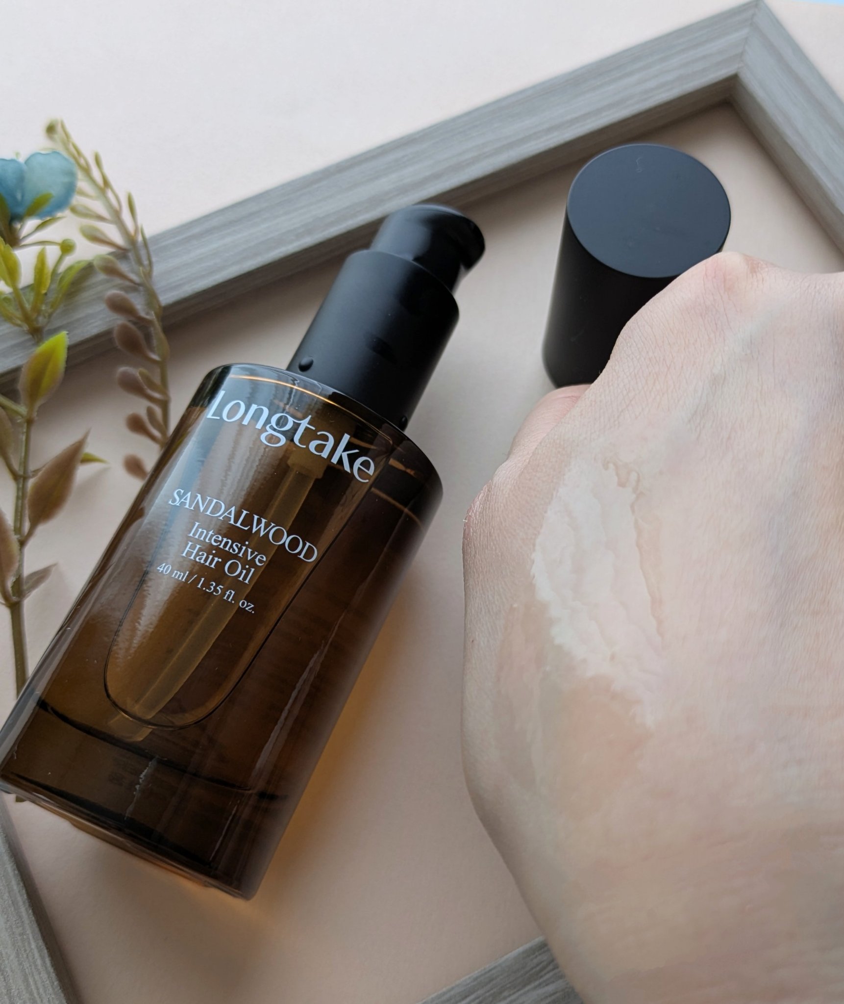 サンダルウッド インテンシブ ヘアオイル/Longtake/ヘアオイルを使ったクチコミ（3枚目）