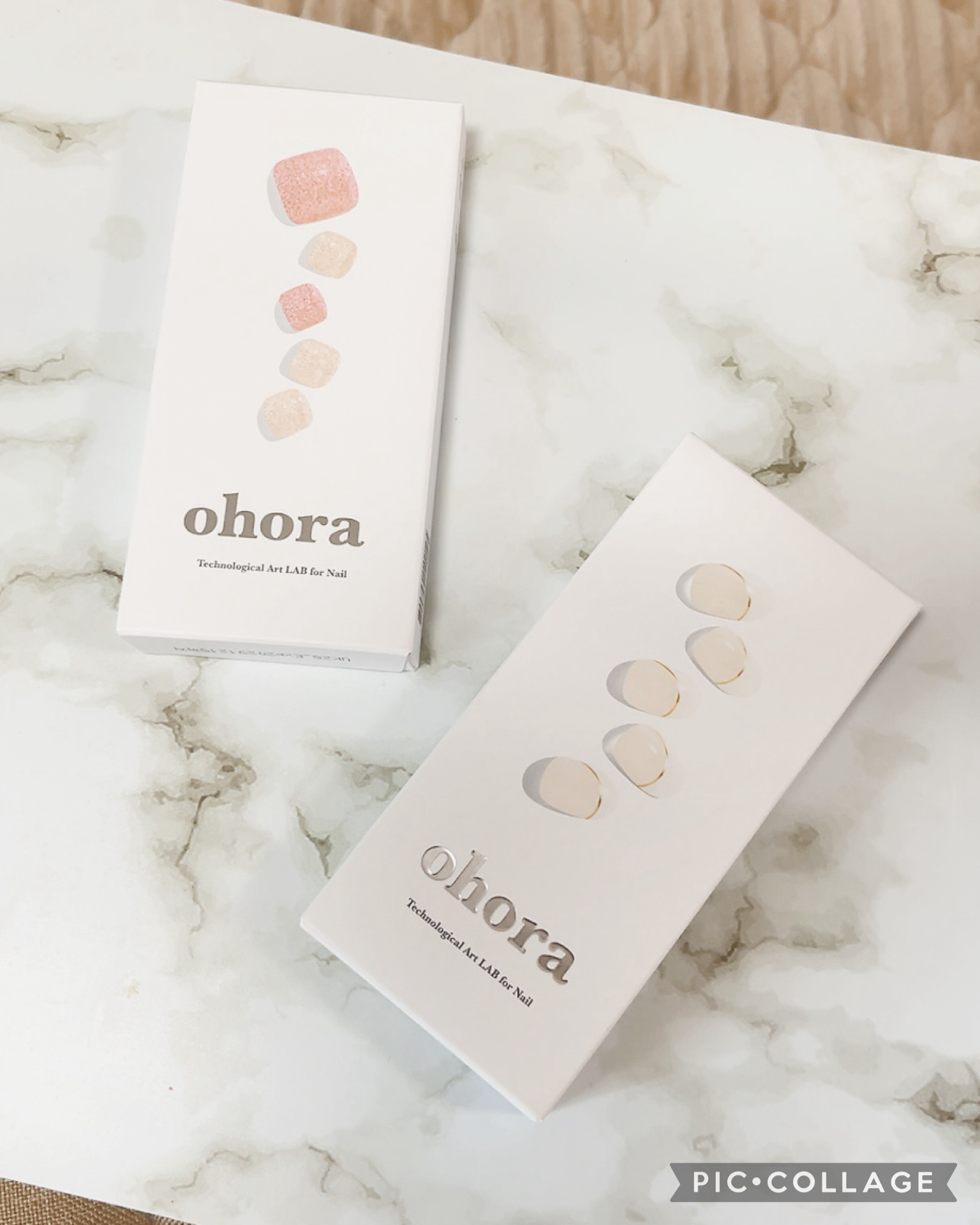 セミキュアジェルネイル（ハンド）/ohora/ネイルシールを使ったクチコミ（1枚目）