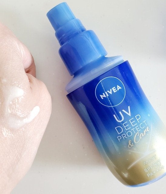 ニベアUV ディーププロテクト&ケア ミルクミスト/ニベア/日焼け止めミスト・スプレーを使ったクチコミ(2枚目)