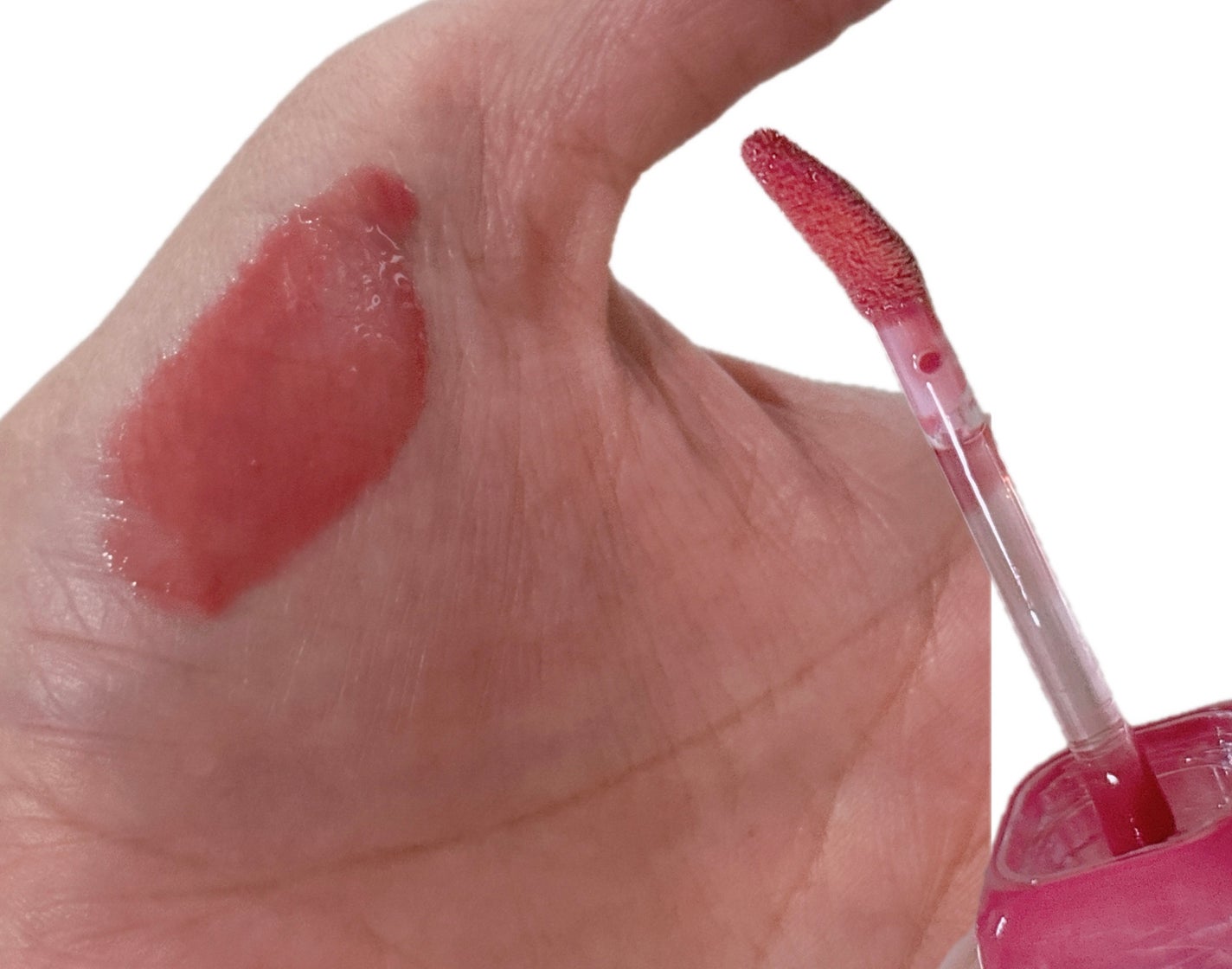 デューステインシアーリップグロス/Milk Touch/リップグロスを使ったクチコミ(2枚目)