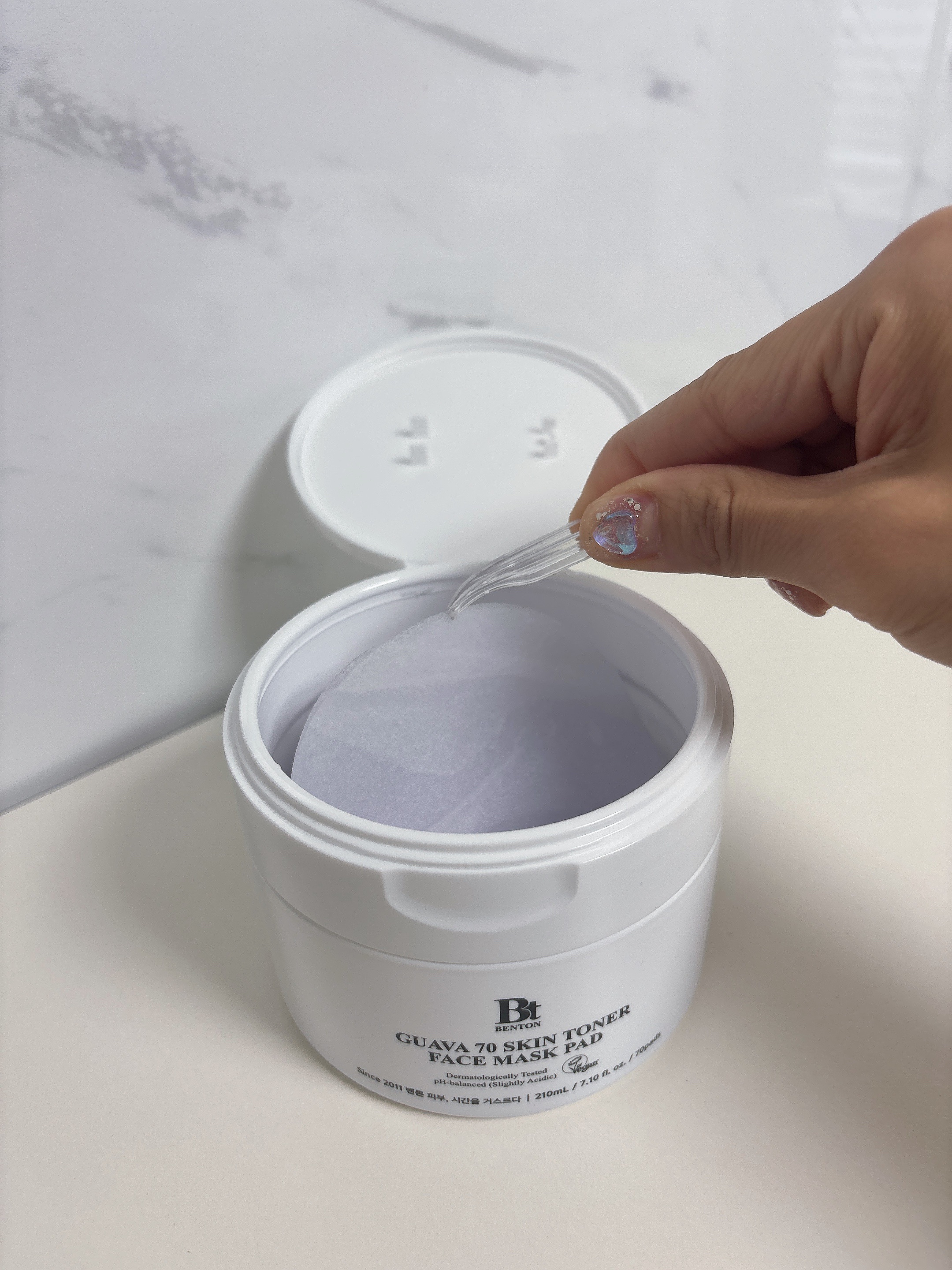 グアバ 70スキントナーパッド /BENTON/トナーパッドを使ったクチコミ（2枚目）