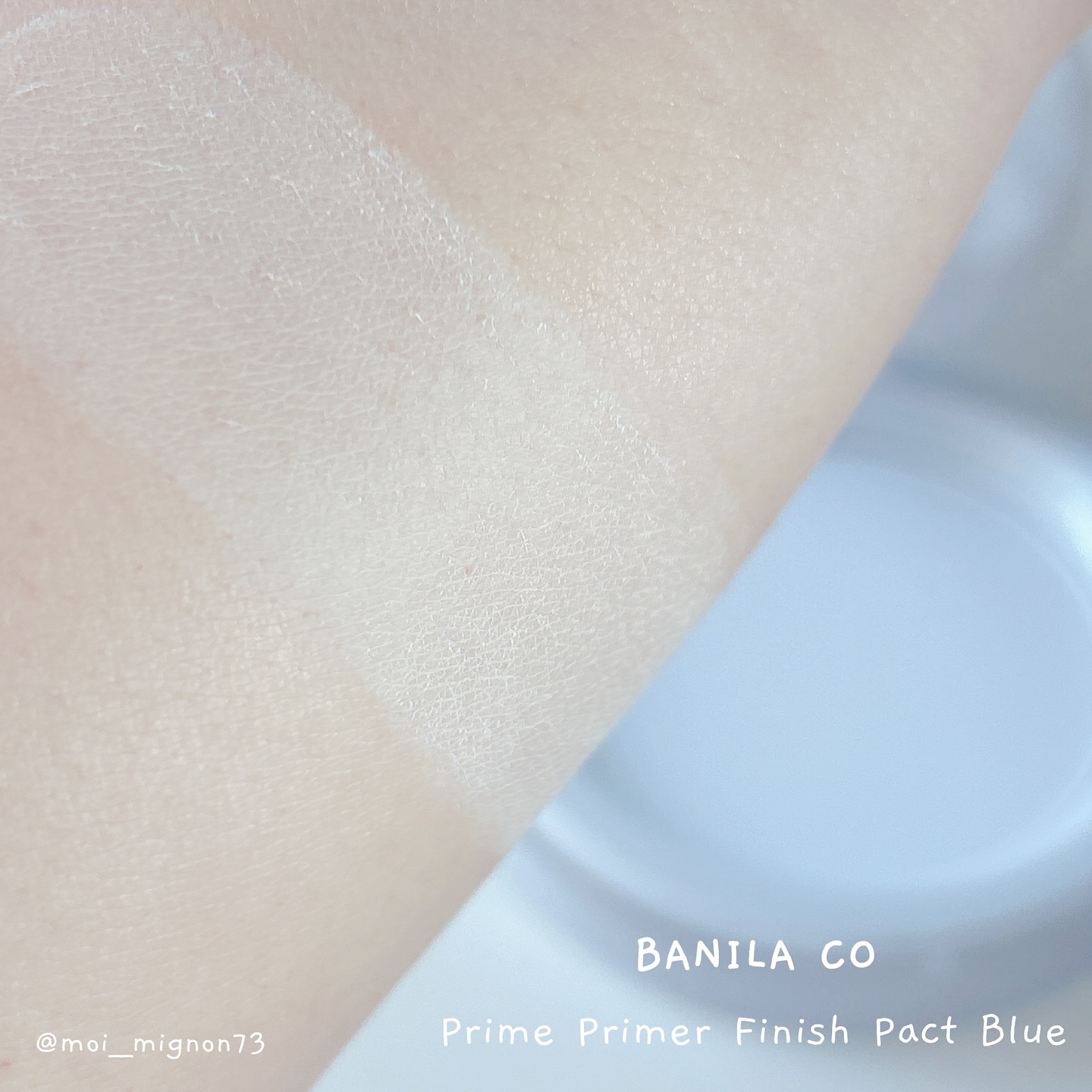 プライムプライマー フィニッシュパクト ブルー/BANILA CO/プレストパウダーを使ったクチコミ（3枚目）