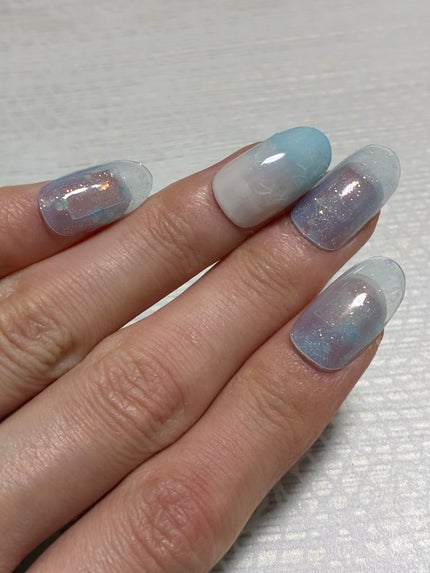 ジェルネイル(ライト対応)/セリア/ジェルネイルを使ったクチコミ(4枚目)