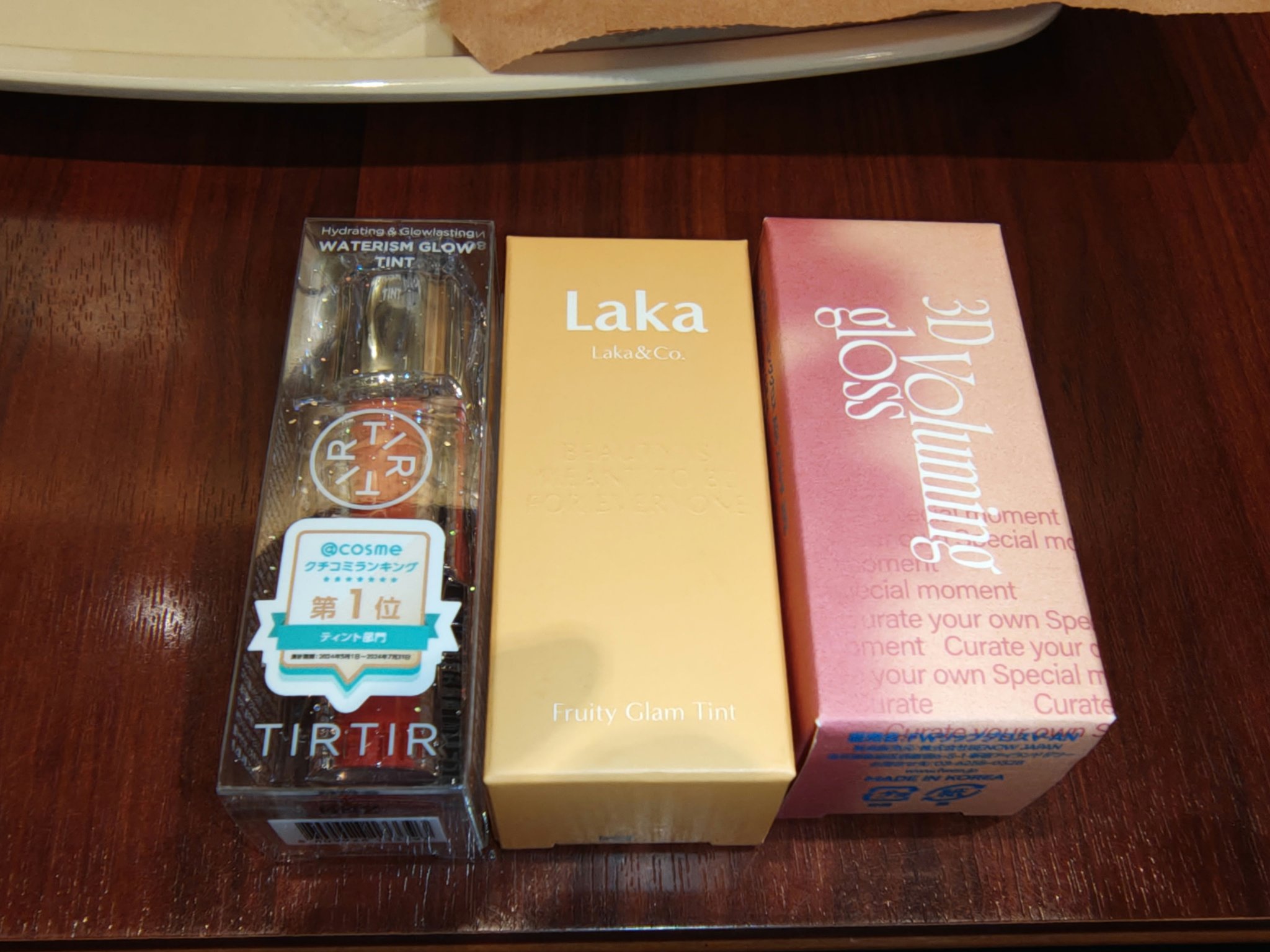 フィー 3Dボリューミンググロス/fwee/リップグロスを使ったクチコミ（1枚目）