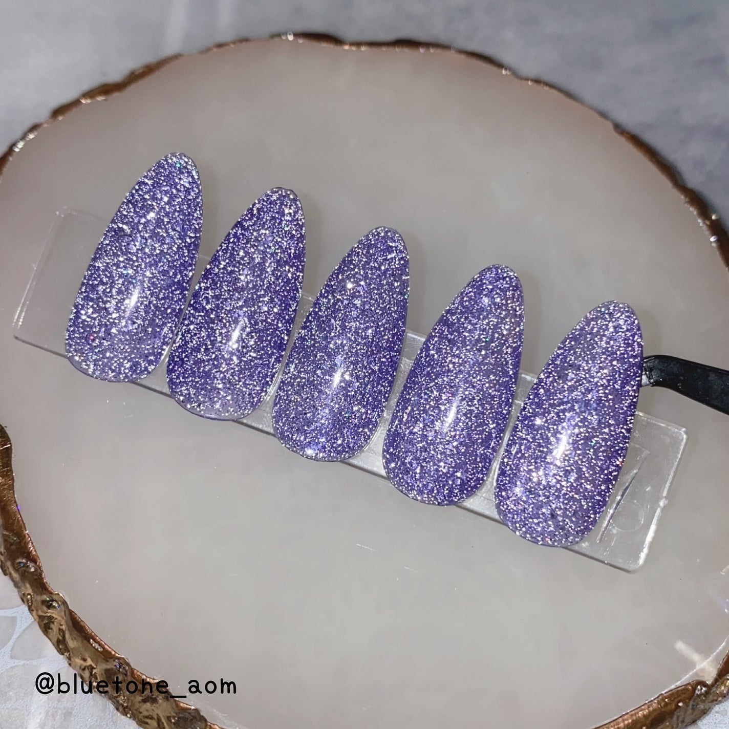 ⋆͛🦖⋆͛aomi on LIPS 「オリジナルフラッシュやわらかパープル!フラッシュパウダーはシル..」(5枚目)