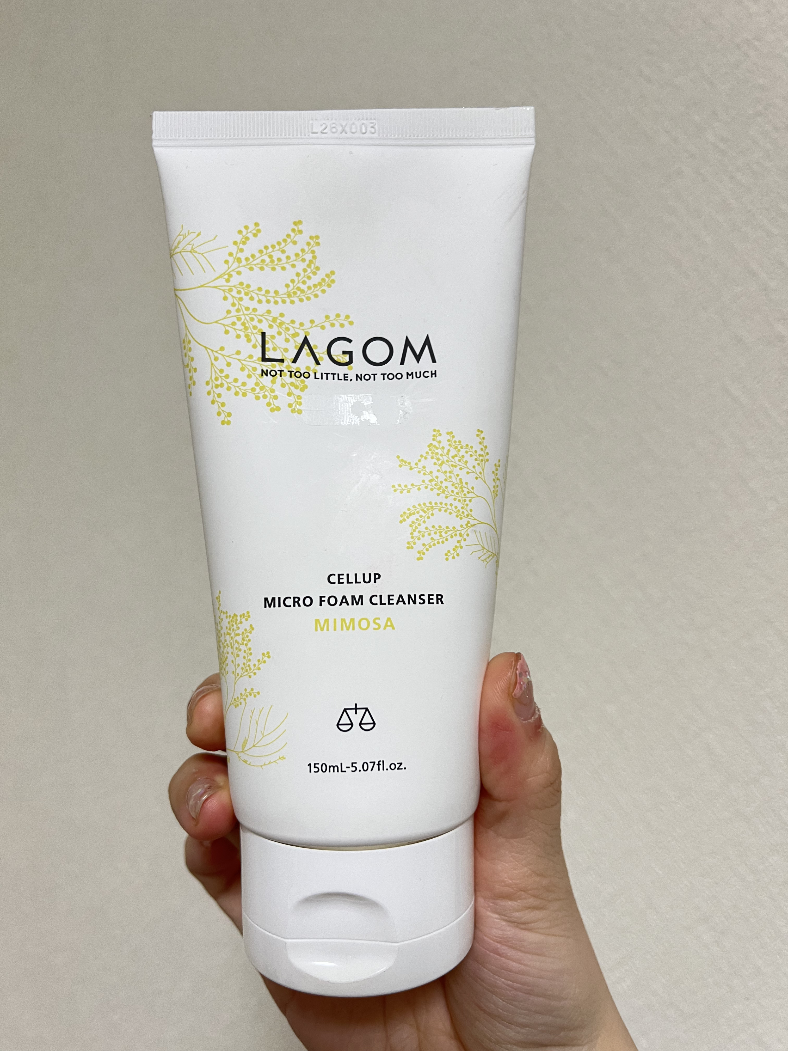 マイクロフォーム クレンザー(夜用洗顔)/LAGOM /クレンジングクリームを使ったクチコミ（1枚目）