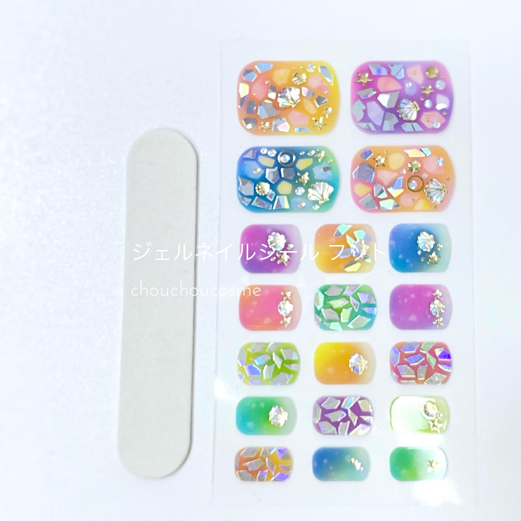 ジェルネイルシール/THREEPPY/ネイルシールを使ったクチコミ（3枚目）