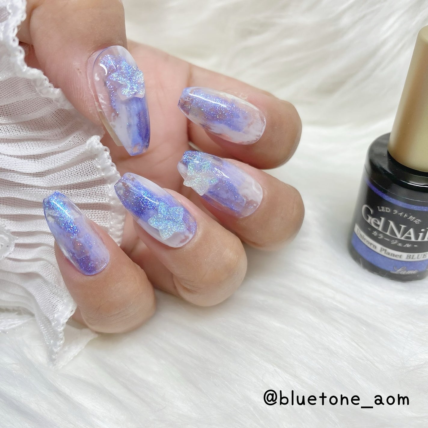 ジェルネイル(ライト対応)/セリア/ジェルネイルを使ったクチコミ(2枚目)