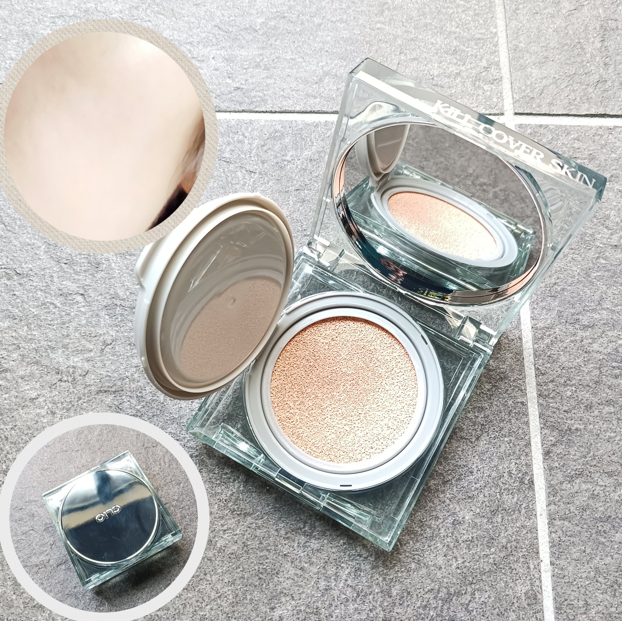 クリオ キル カバー スキン フィクサー クッション 21C LINGERIE/CLIO/クッションファンデーションを使ったクチコミ（1枚目）