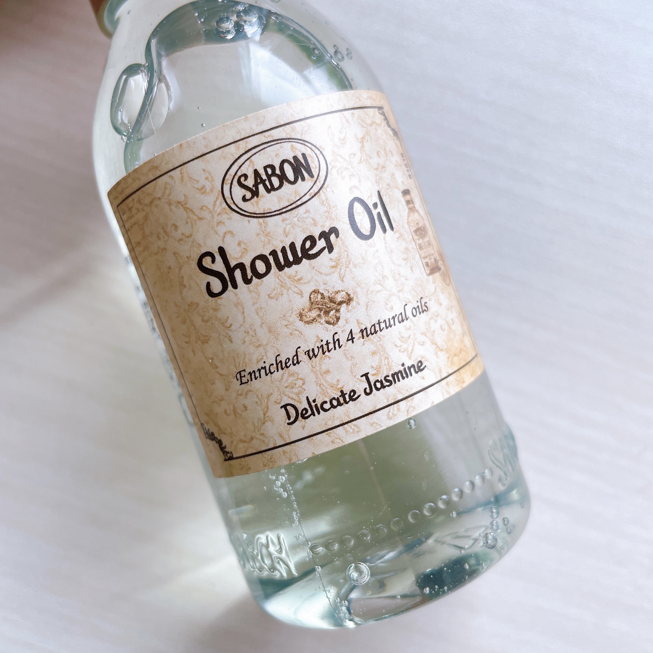  シャワーオイル パチュリ・ラベンダー・バニラ/SABON/ボディソープを使ったクチコミ（1枚目）