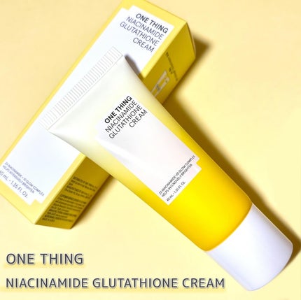 ナイアシンアミド グルタチオン クリーム/ONE THING/フェイスクリームを使ったクチコミ(1枚目)