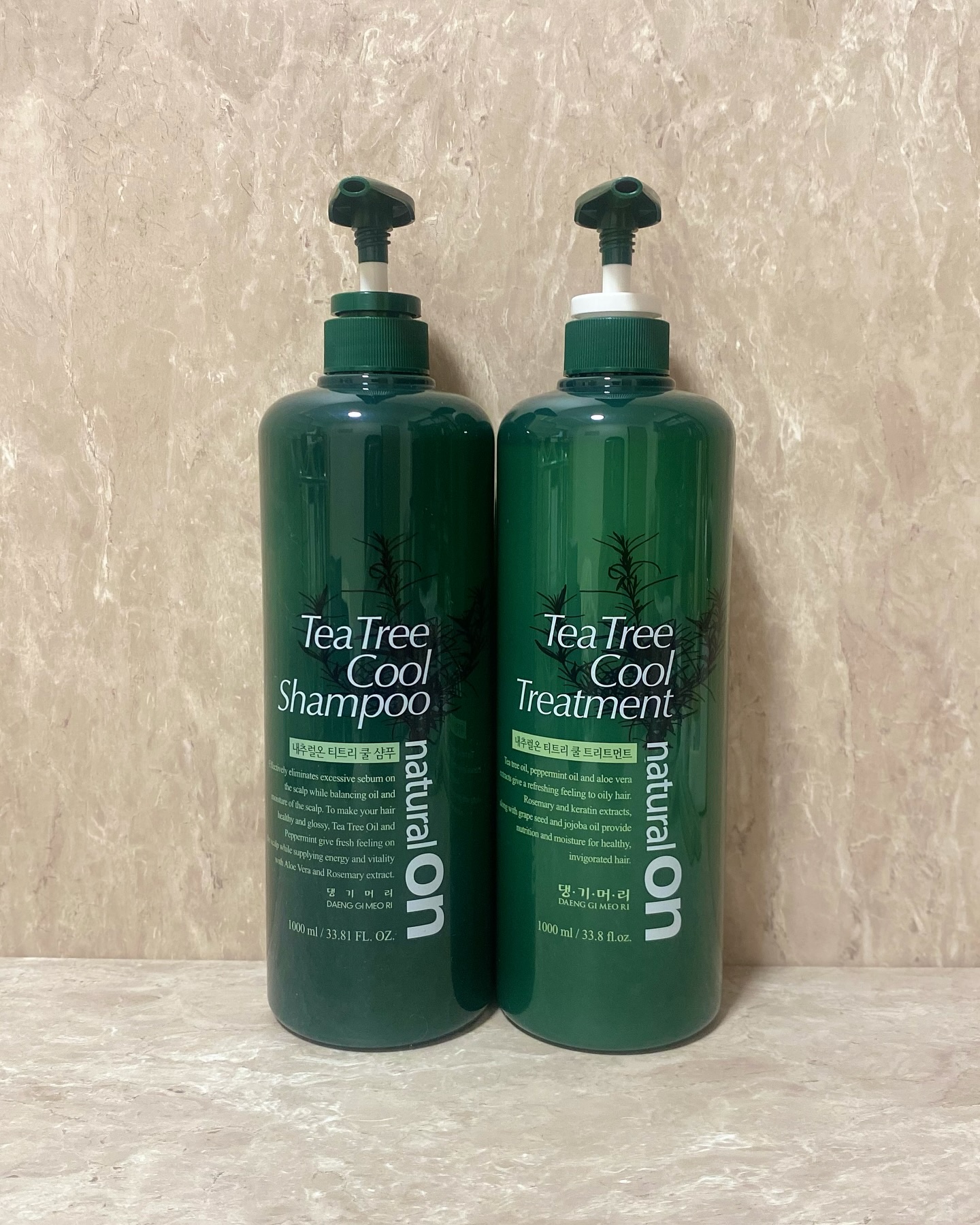 ナチュラルオンティツリークール シャンプー+トリートメント/デンギモリ/市販シャンプーを使ったクチコミ（1枚目）