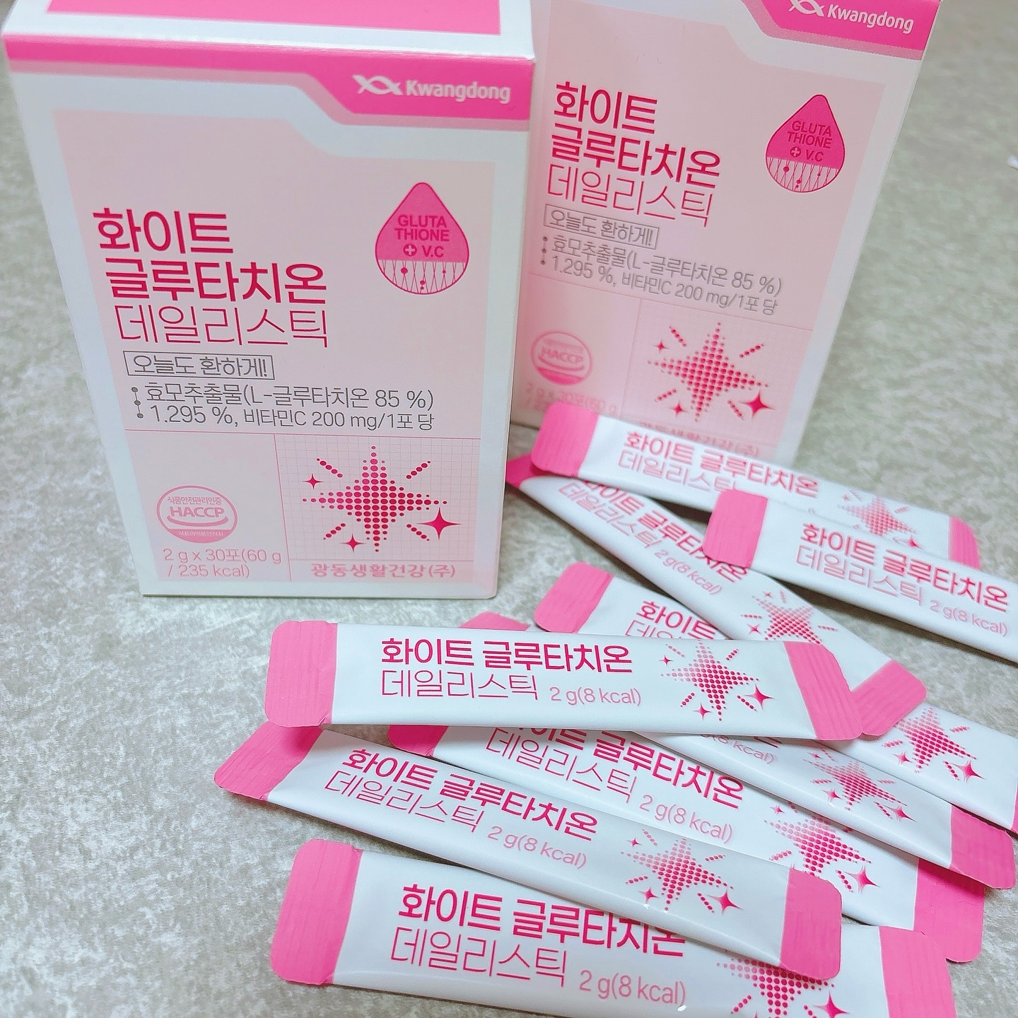 ホワイト・グルタチオンスティック/Kwangdong/美容サプリメントを使ったクチコミ（1枚目）