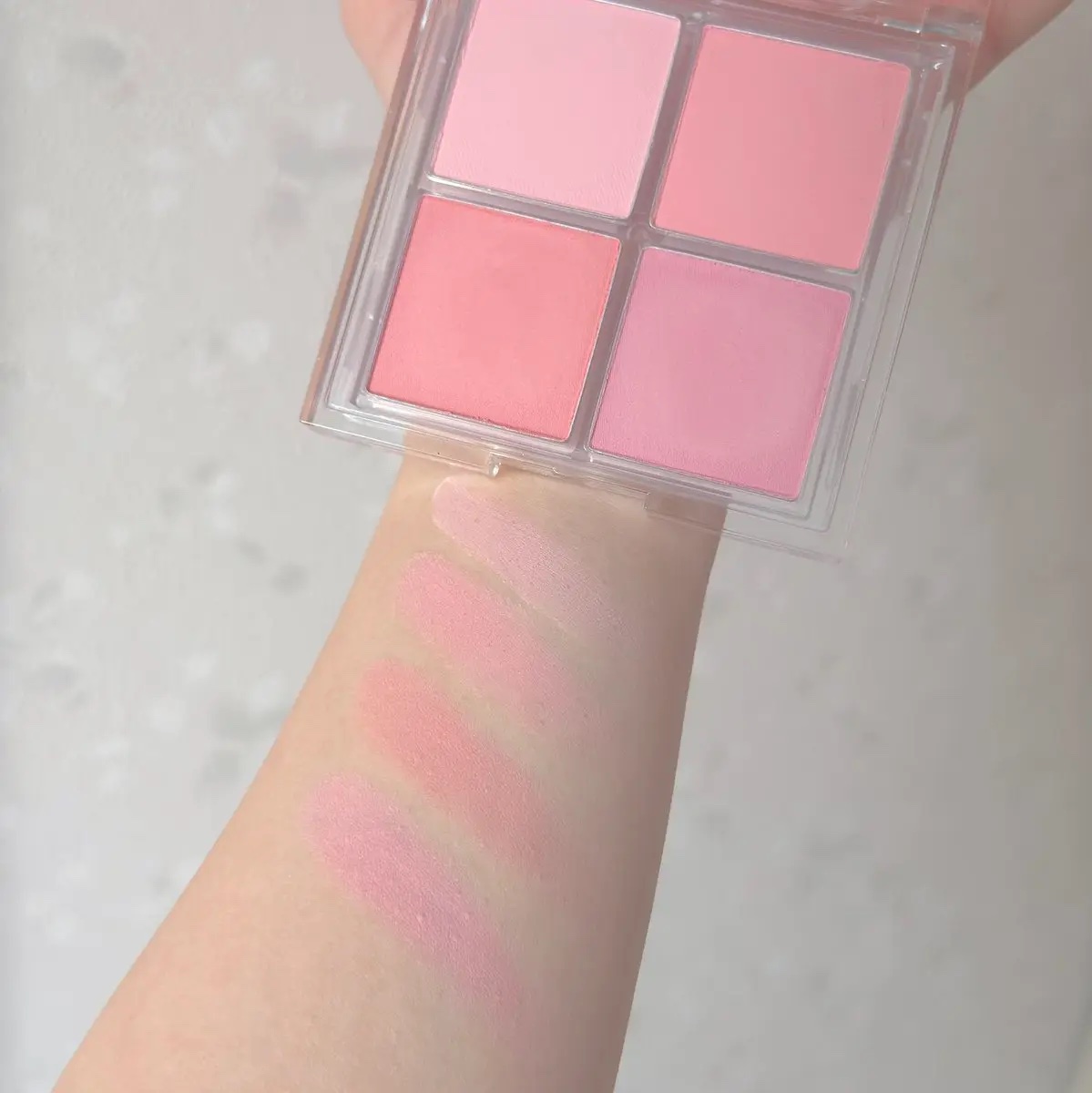 ミックスマッチチークパレット/be aube/パウダーチークを使ったクチコミ（3枚目）