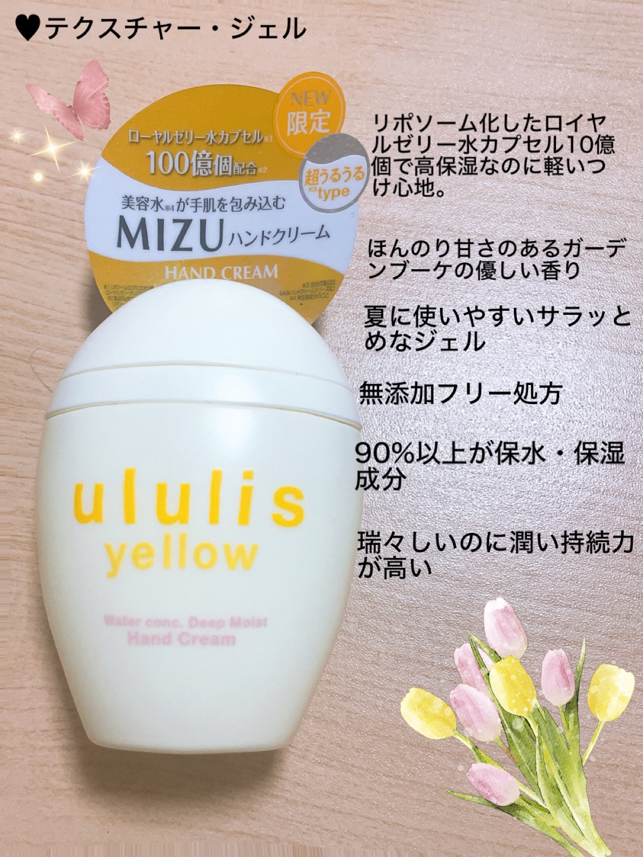 ウルリス ブルー ウォーターコンク アクアモイスト ハンドクリーム/ululis/ハンドクリームを使ったクチコミ（2枚目）