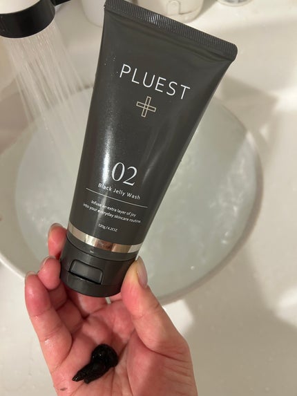BLACK JELLY WASH(ブラックジェリーウォッシュ)/PLUEST/その他洗顔料を使ったクチコミ(2枚目)
