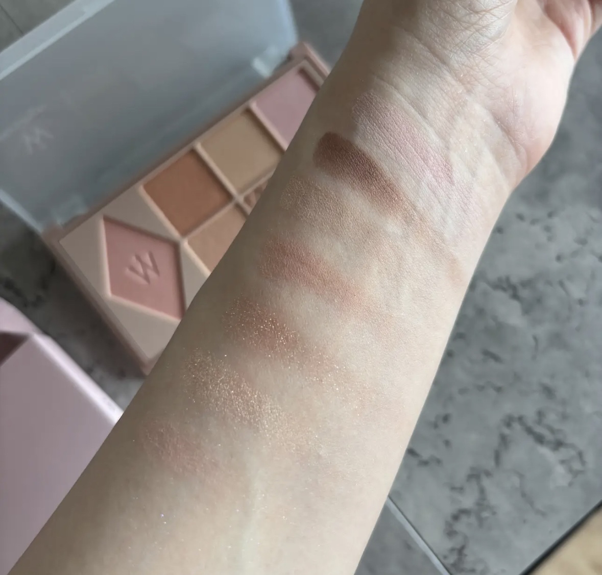 ウォンジョンヨ Ｗ デイリームードアップパレット /Wonjungyo/アイシャドウパレットを使ったクチコミ（2枚目）