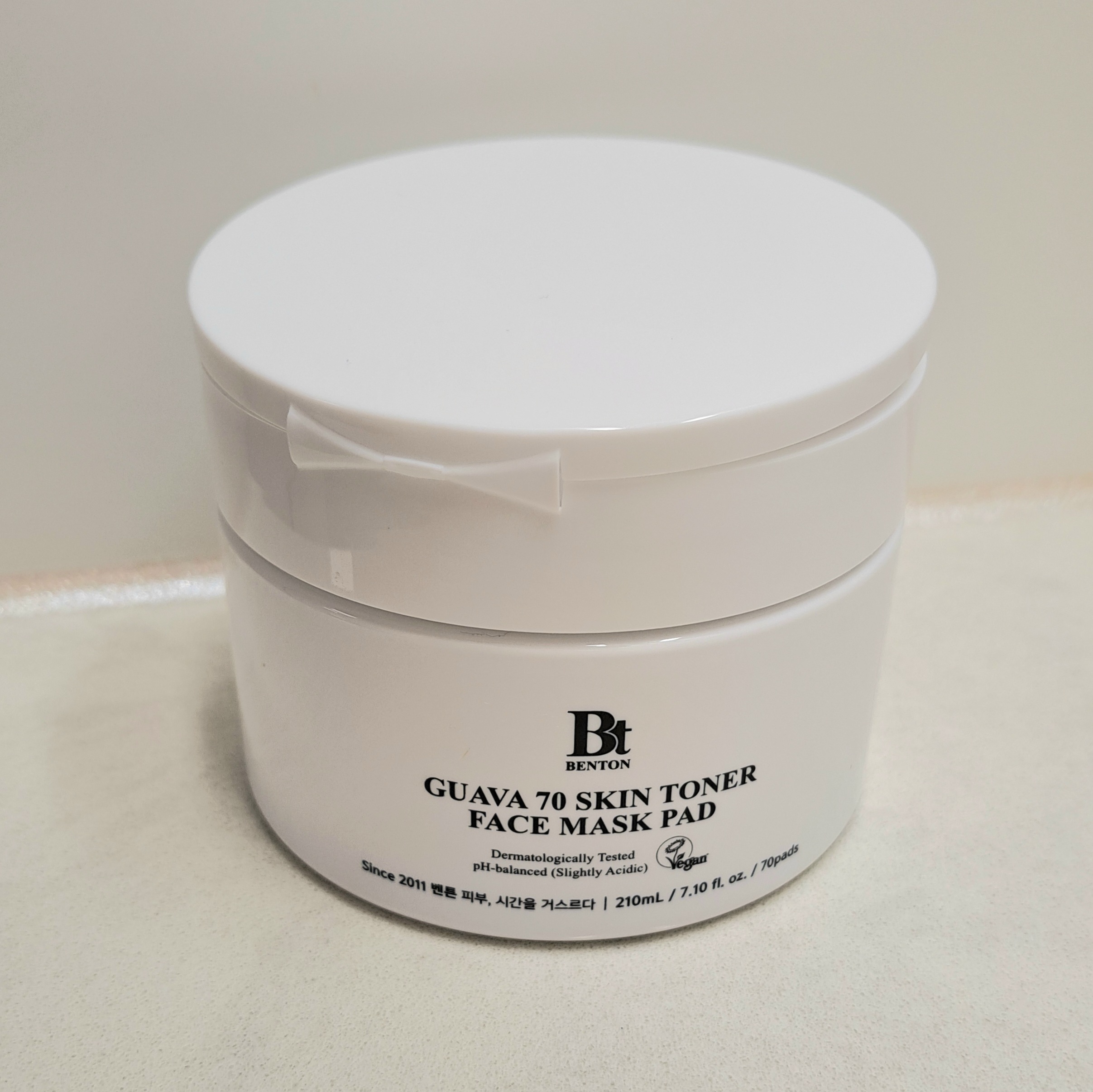 グアバ 70スキントナーパッド /BENTON/トナーパッドを使ったクチコミ（1枚目）