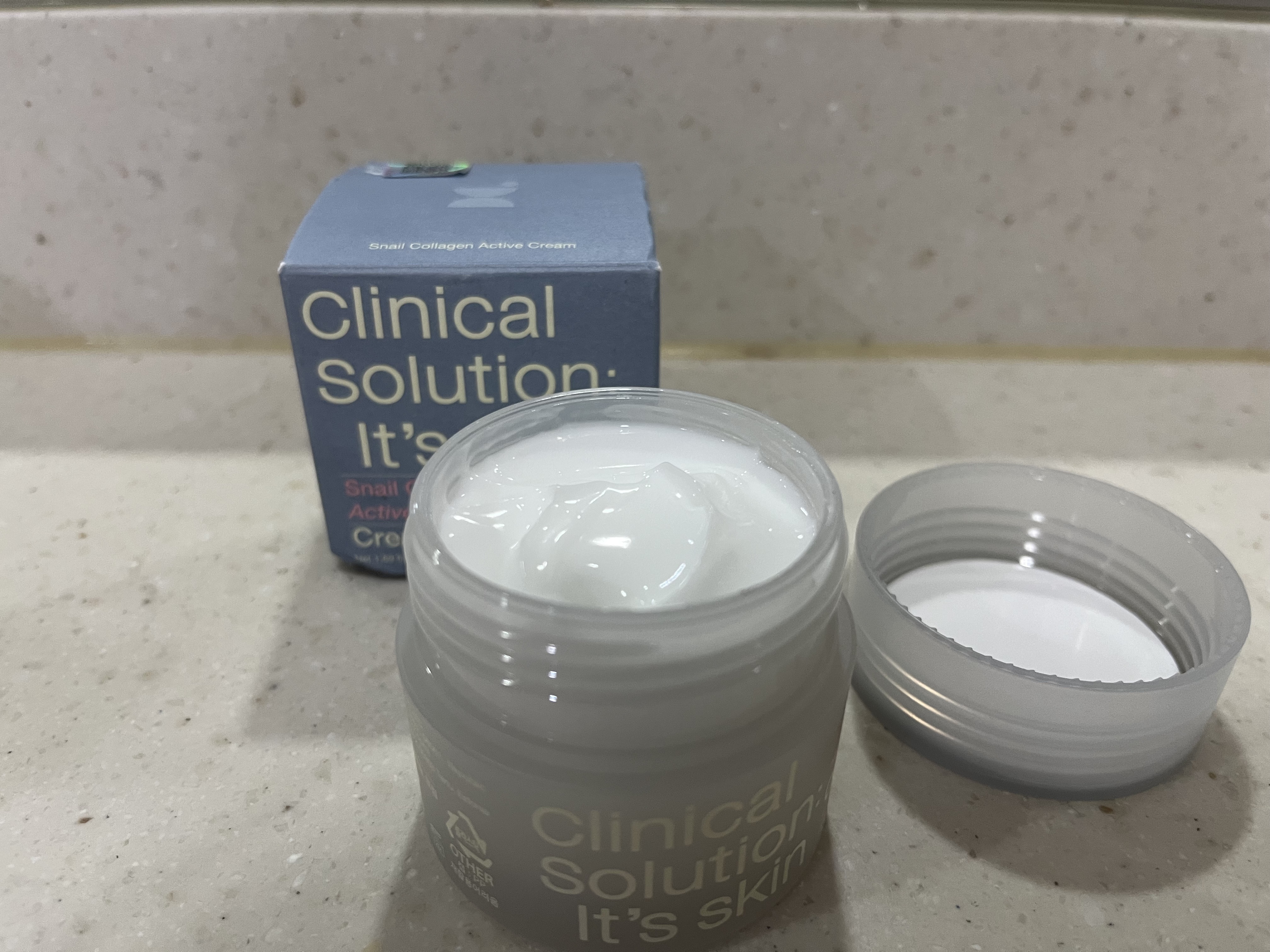 スネイルコラーゲンアクティブクリーム/It's skin/フェイスクリームを使ったクチコミ（2枚目）