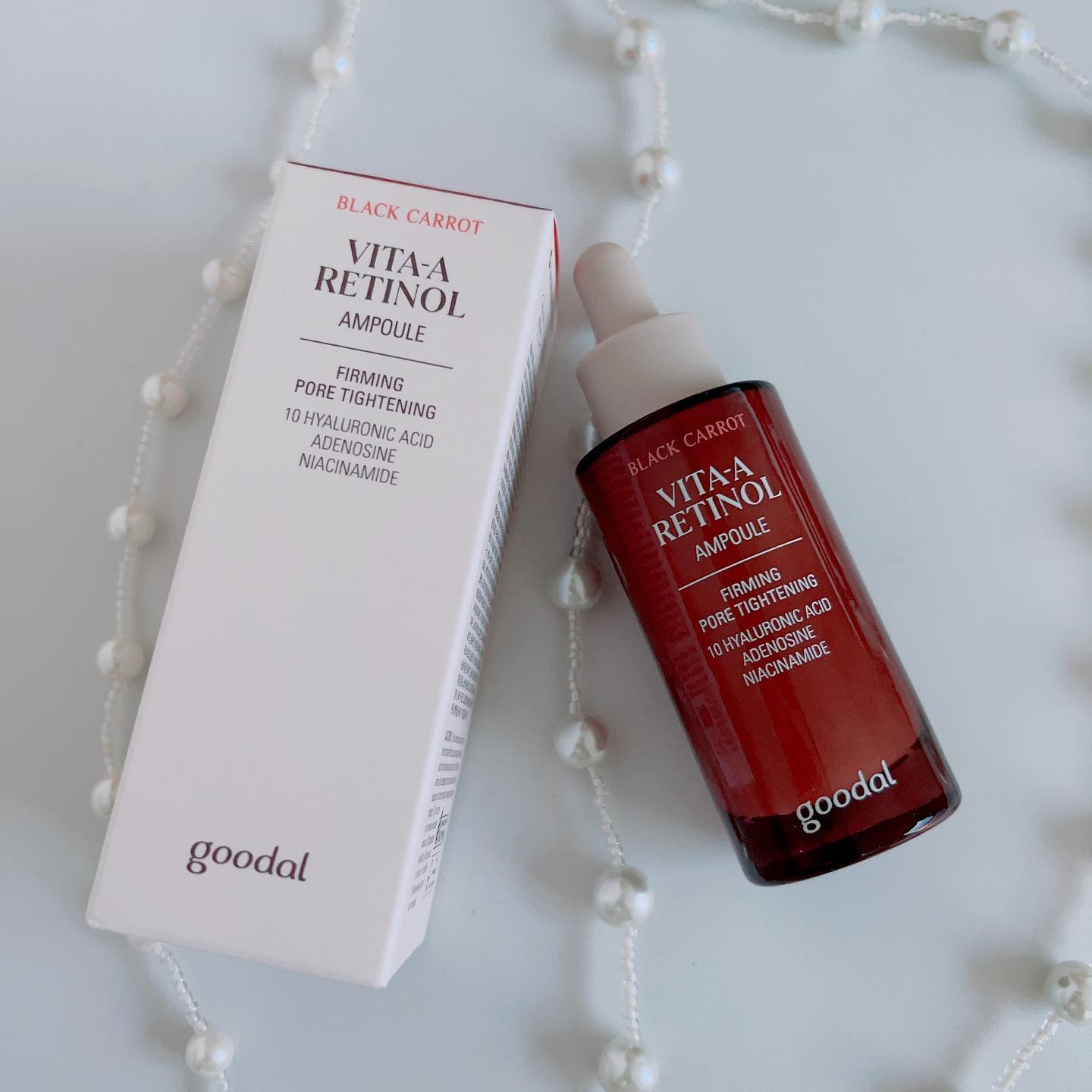 黒にんじんビタAレチノール弾力アンプル/goodal/美容液を使ったクチコミ（2枚目）