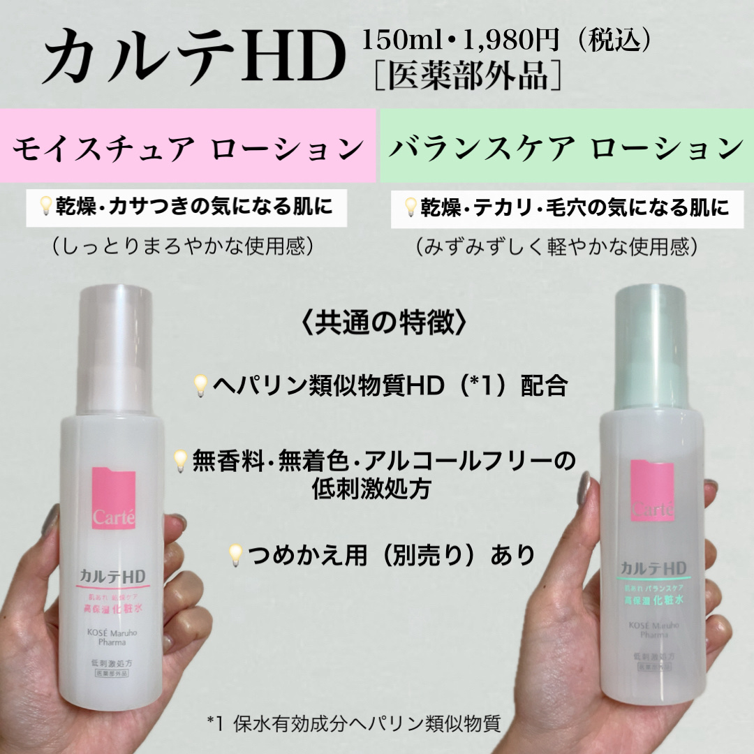 モイスチュア ローション/カルテHD/化粧水を使ったクチコミ（2枚目）