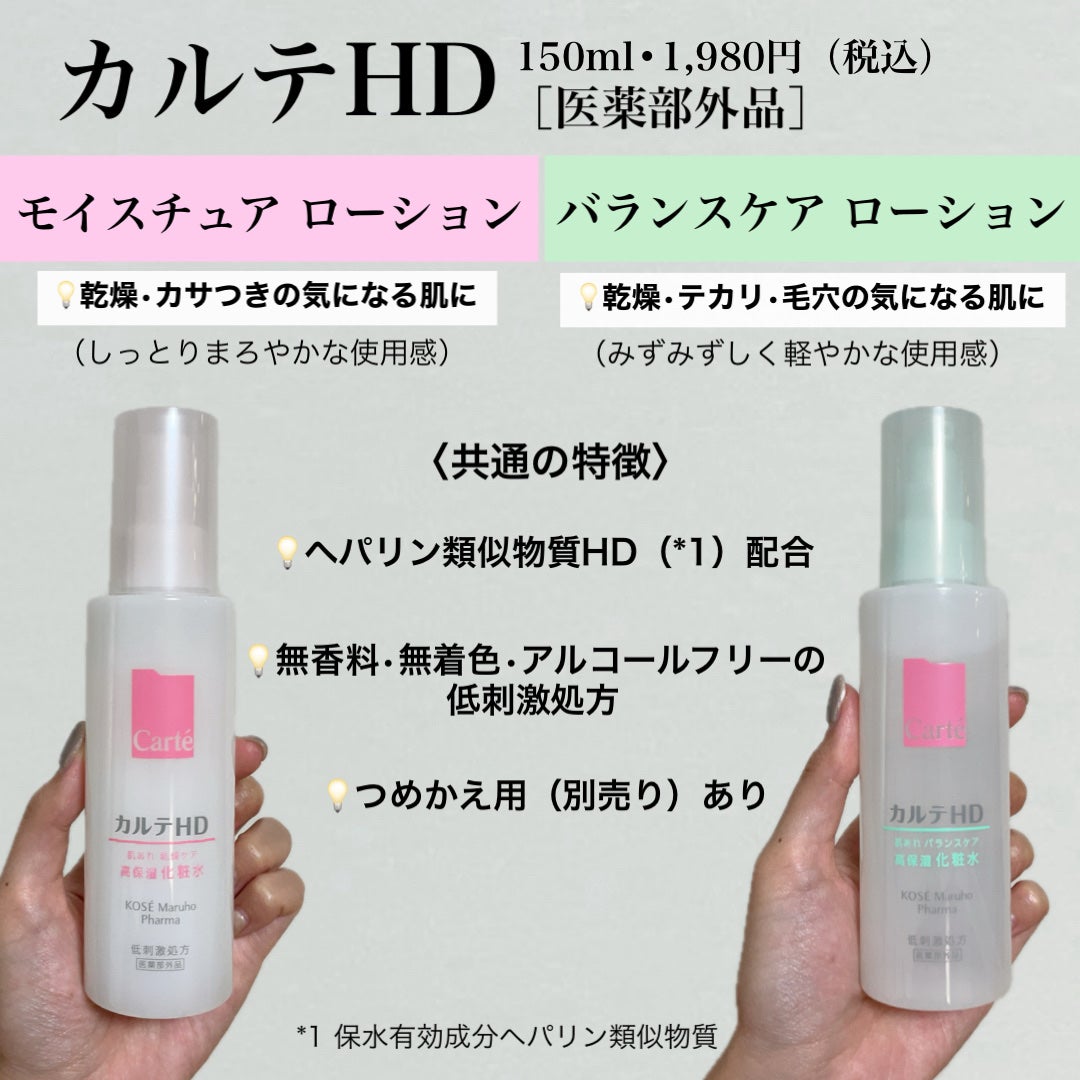 モイスチュア ローション/カルテHD/化粧水を使ったクチコミ(2枚目)