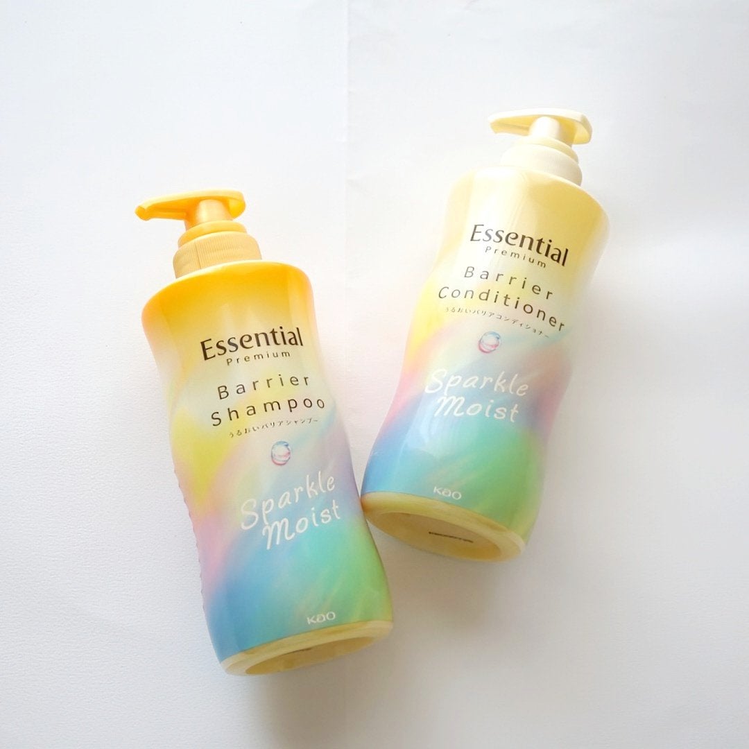 エッセンシャルプレミアム バリアシャンプー・コンディショナー スパークルモイスト/エッセンシャル/市販シャンプーを使ったクチコミ(1枚目)
