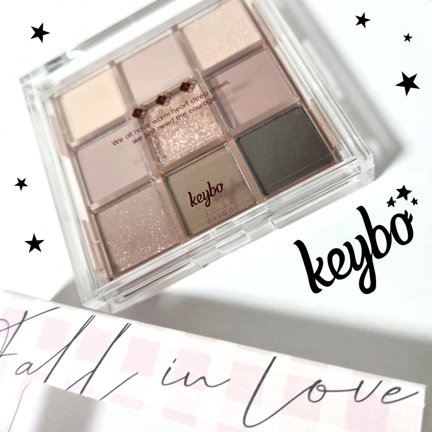 KEYBO FALL IN LOVE SHADOW PALETTE/keybo/アイシャドウパレットを使ったクチコミ（1枚目）