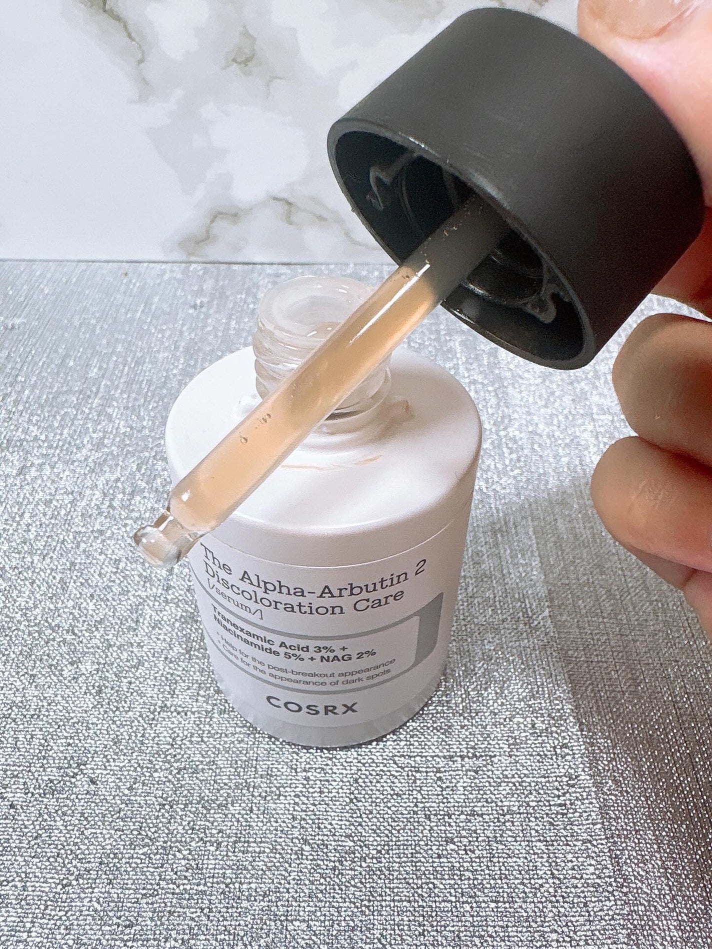 RXザ・アルファアルブチン2 ニキビ跡ケアセラム/COSRX/美容液を使ったクチコミ(3枚目)