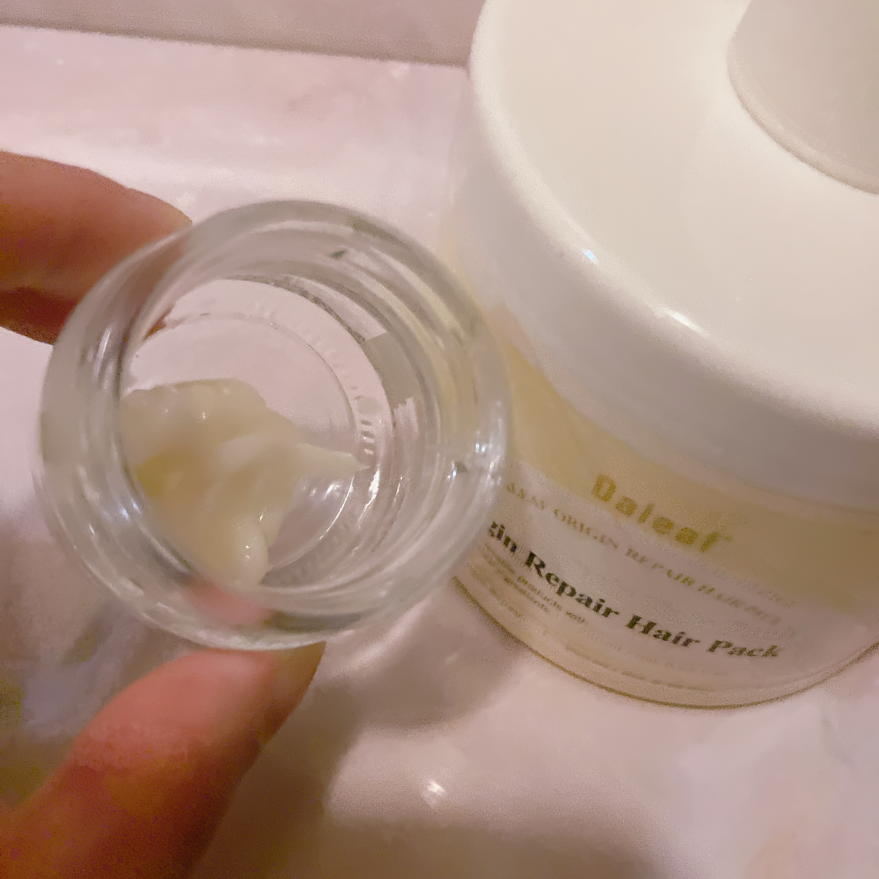 オリジンリペアヘアパック/Daleaf/ヘアマスク・ヘアパックを使ったクチコミ（2枚目）