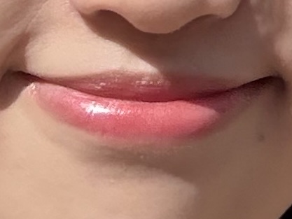 ジェルフィットティント 01 モモジェリー/AMUSE/リップティントを使ったクチコミ（1枚目）