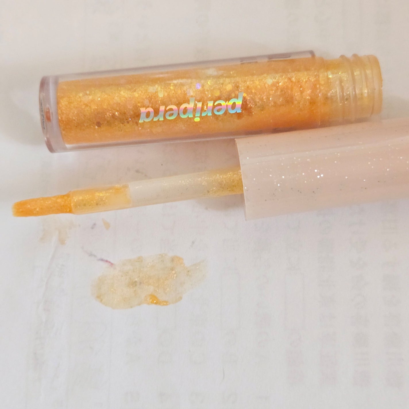 シュガー トゥインクル リキッド グリッター/PERIPERA/グリッターを使ったクチコミ(1枚目)