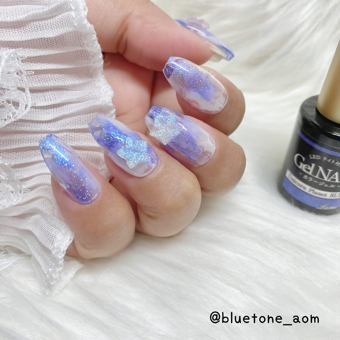 ジェルネイル(ライト対応)/セリア/ジェルネイルを使ったクチコミ(4枚目)