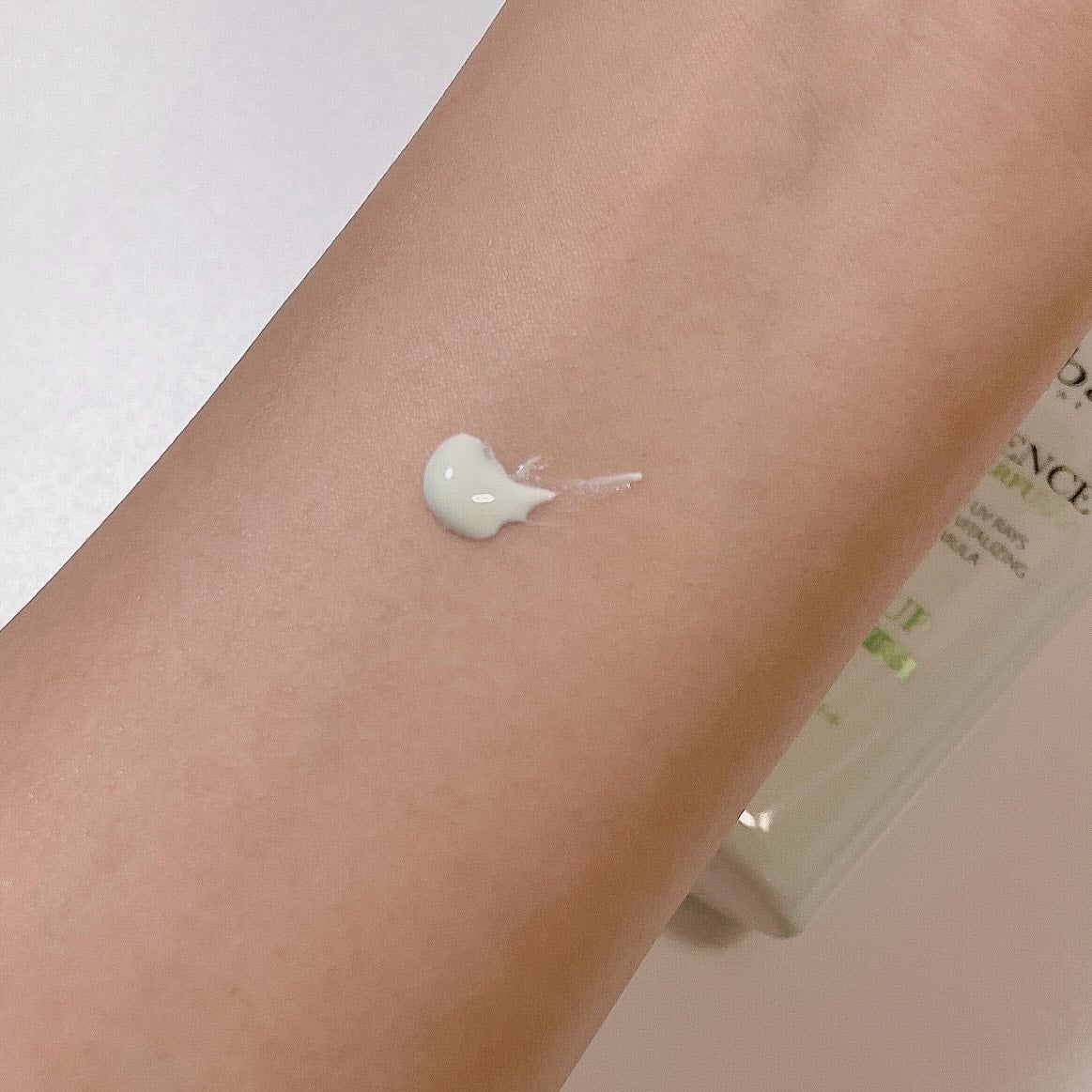 クリーンティーツリーリポソームトーンアップサンクリーム(グリーン)/ダルバ/日焼け止めクリームを使ったクチコミ(3枚目)