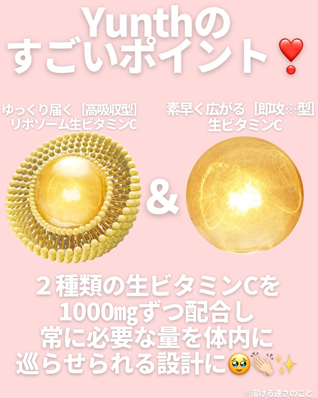 リポソーム生ビタミンC/Yunth/美容サプリメントを使ったクチコミ(4枚目)