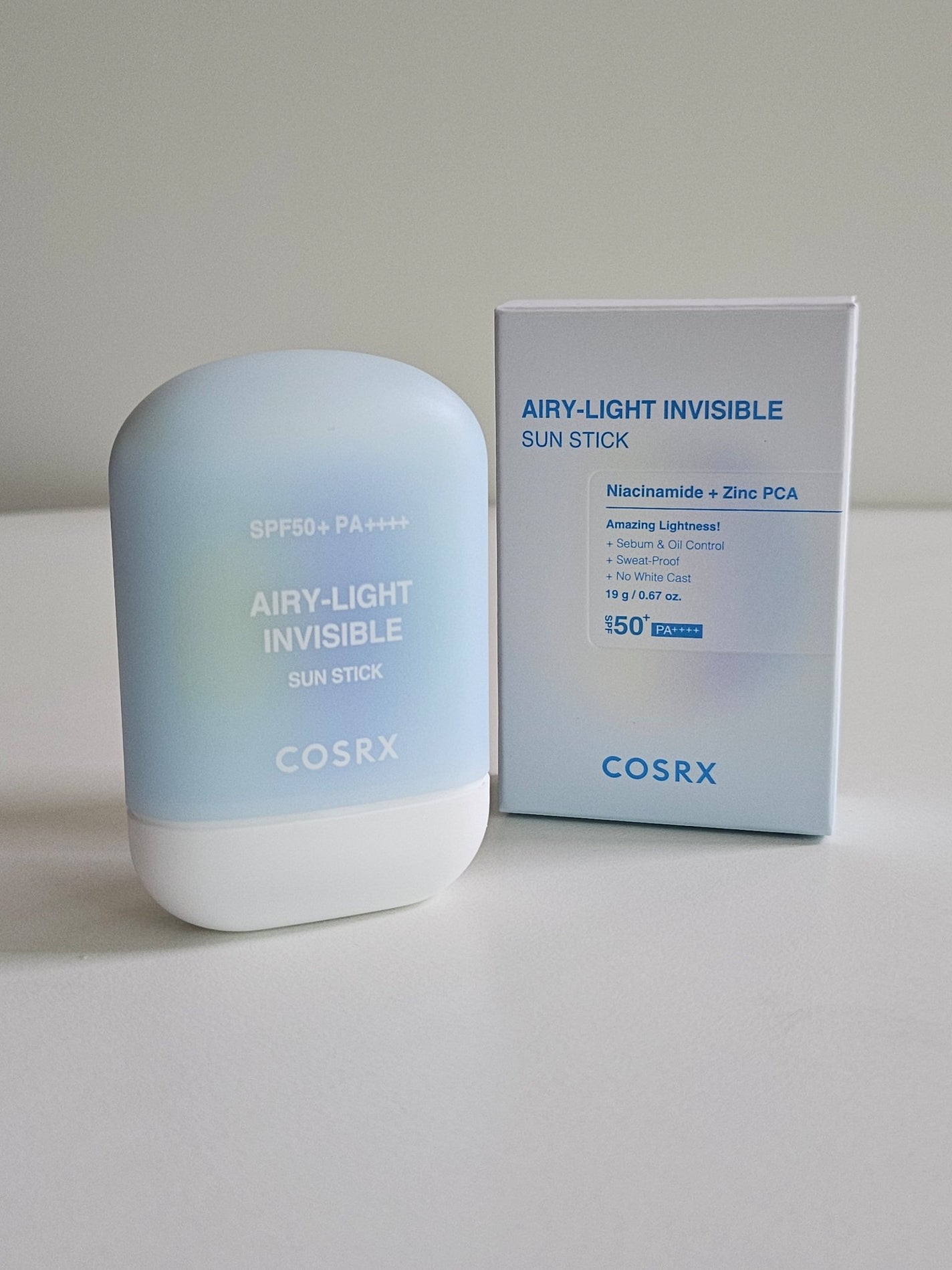 エアリーライト 透明UVスティック/COSRX/日焼け止めスティックを使ったクチコミ(2枚目)