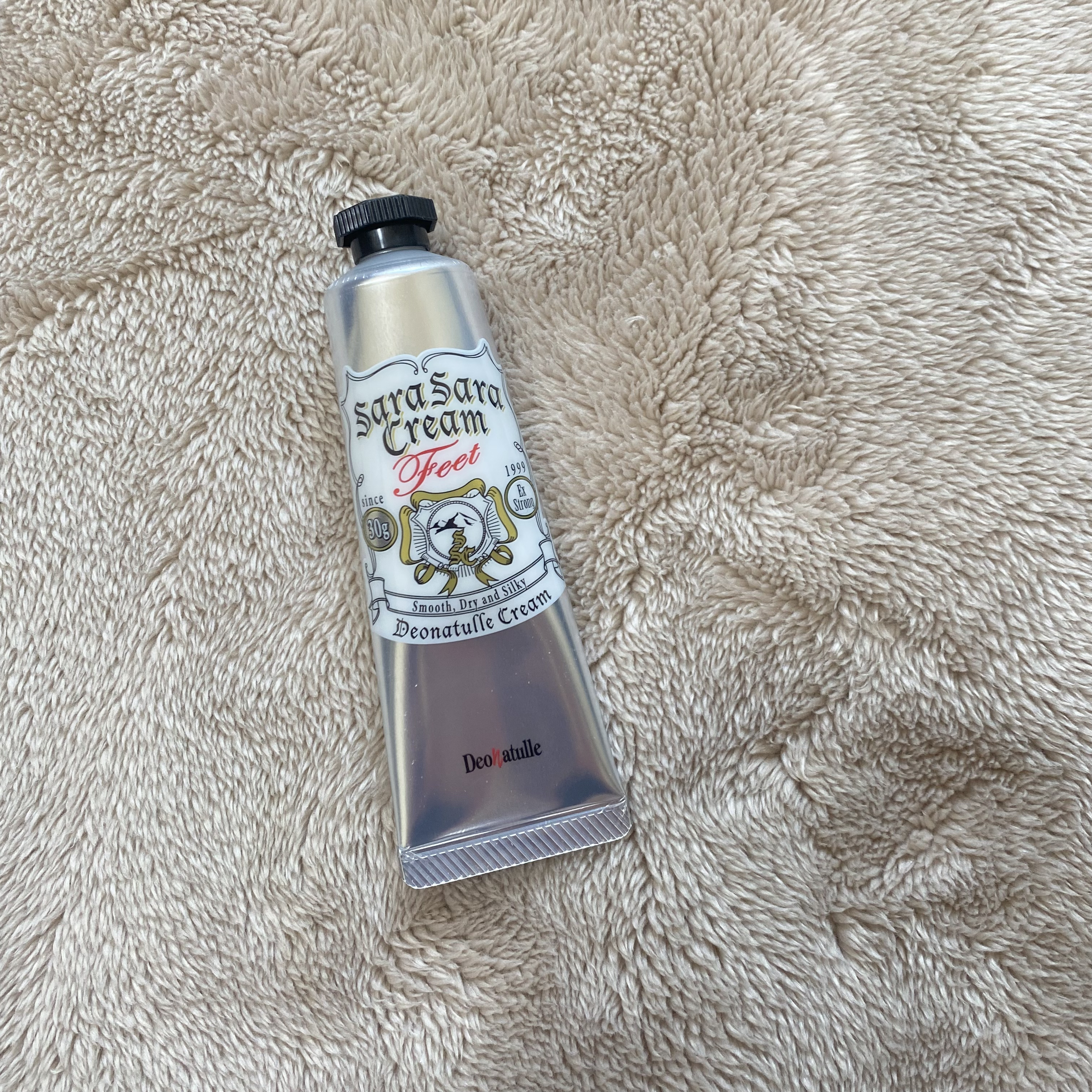 薬用足指さらさらクリーム/デオナチュレ/デオドラント・制汗剤を使ったクチコミ（2枚目）