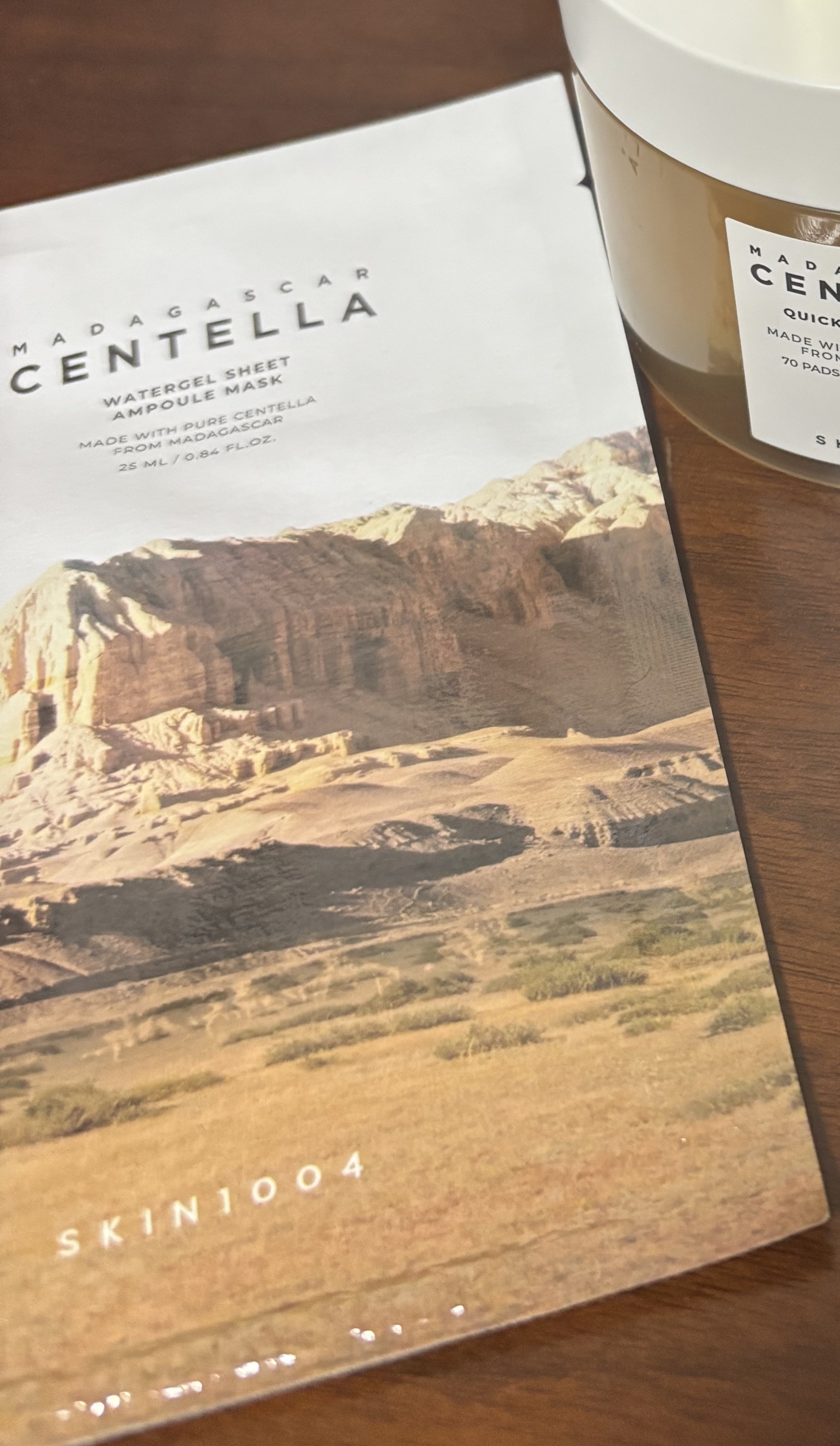 センテラ ウォーターゲルシートアンプルマスク/SKIN1004/シートマスク・パックを使ったクチコミ（1枚目）
