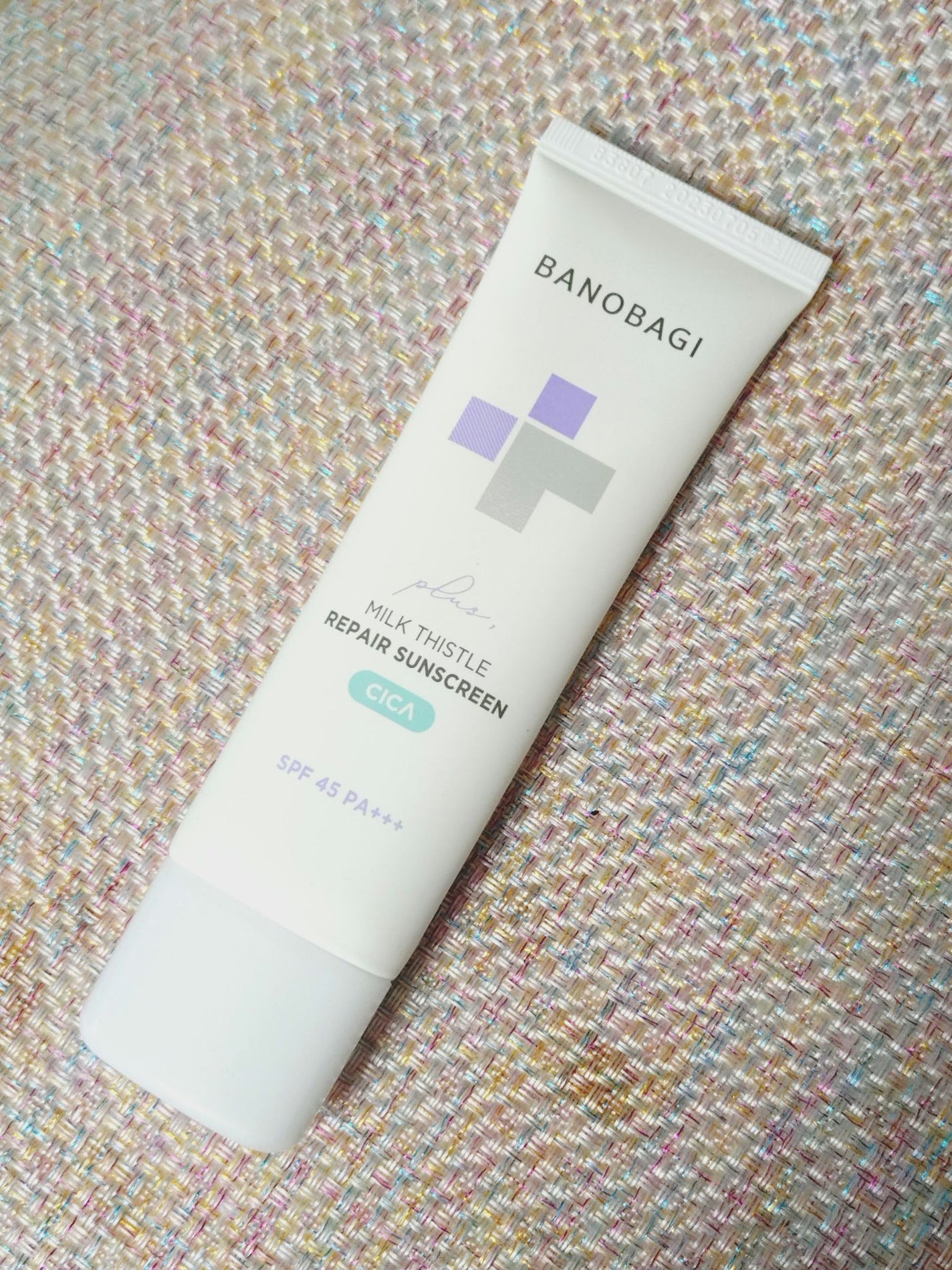 ミルクシスルリペアシカサンスクリーンプラス/BANOBAGI/日焼け止めミルクを使ったクチコミ(1枚目)