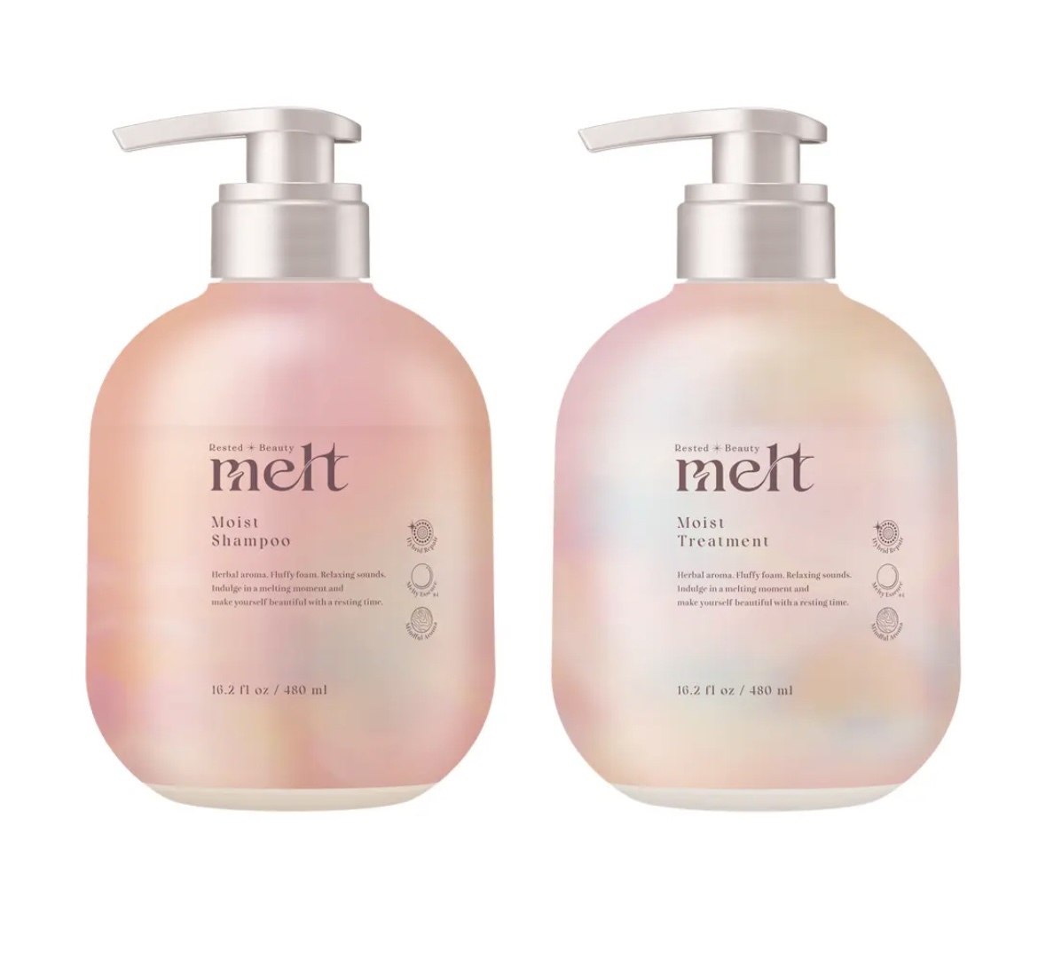 メルト モイストシャンプー／トリートメント | シャンプーポンプ(480ml