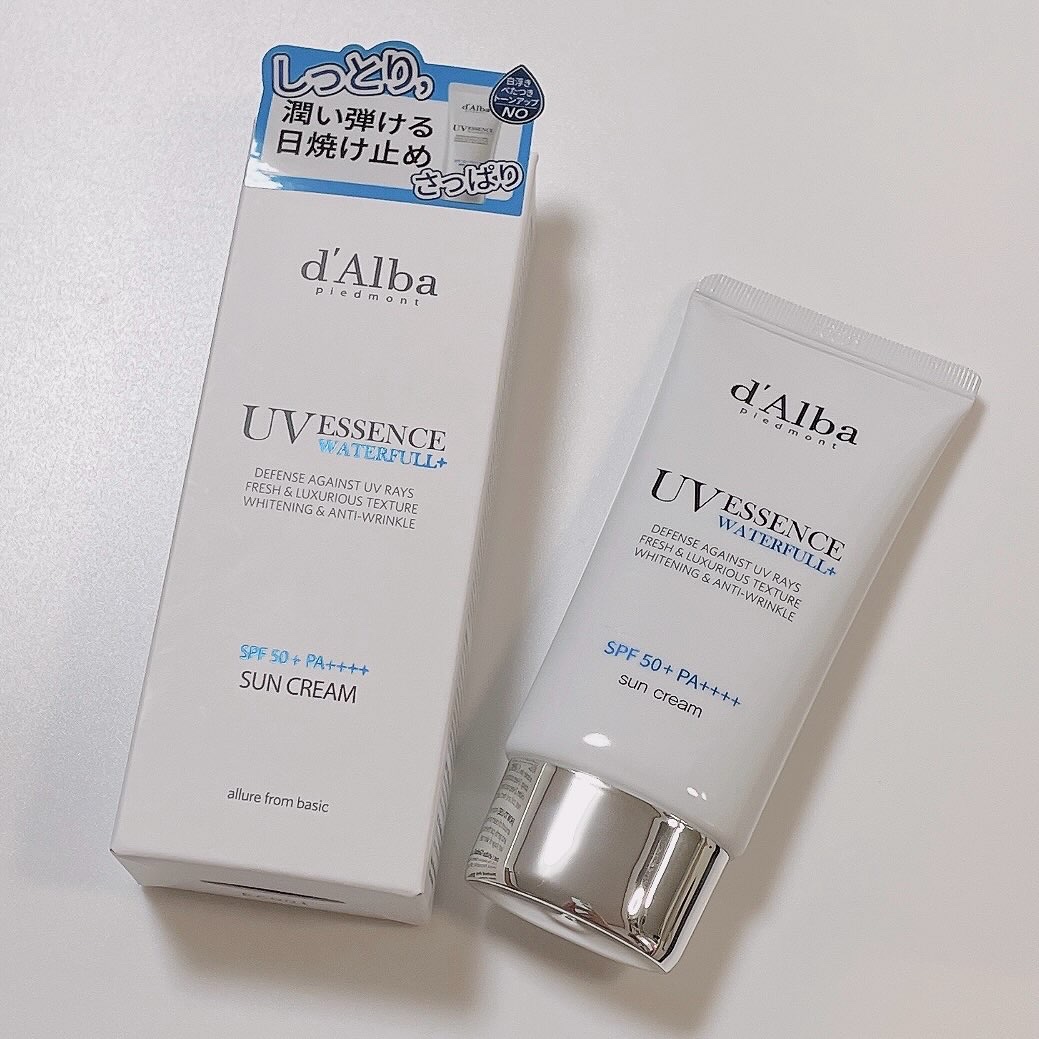 ダルバ ウォータフル エッセンス サンクリーム/ダルバ/日焼け止めクリームを使ったクチコミ（1枚目）