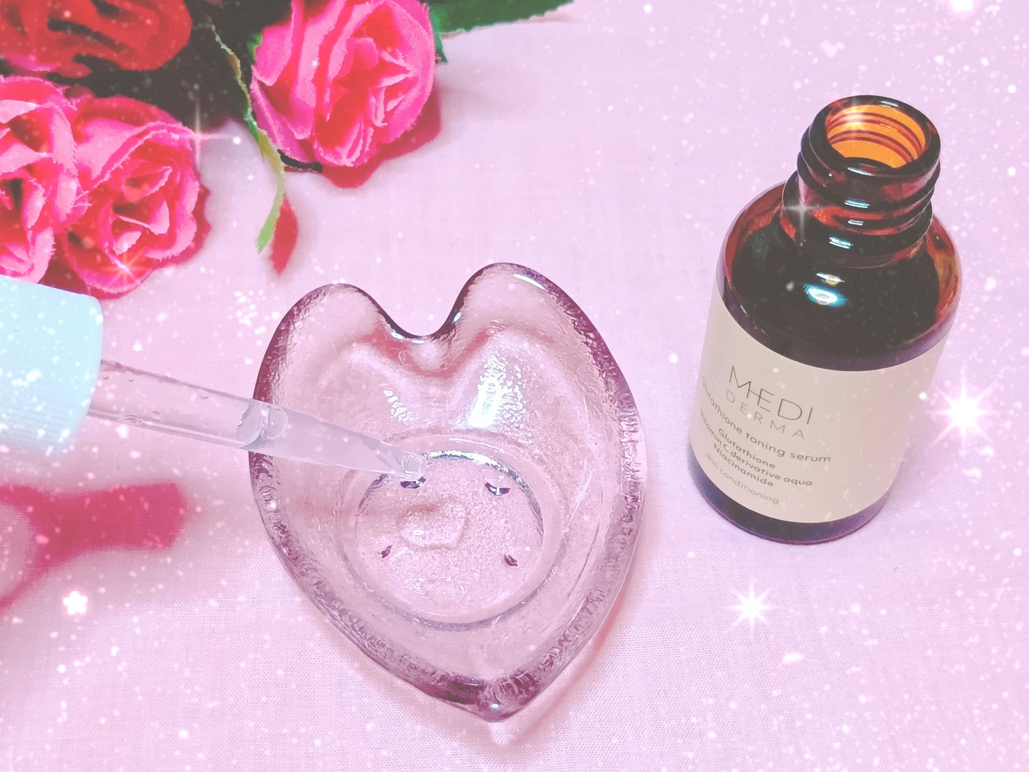 メディダーマ グルタチオントーニングセラム/メディダーマ/美容液を使ったクチコミ（2枚目）