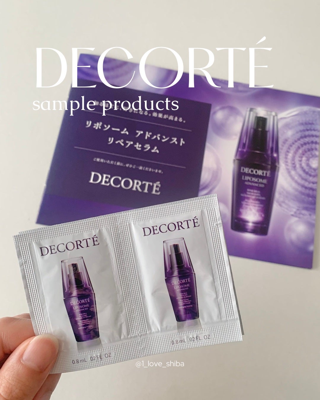 リポソーム アドバンスト リペアセラム/DECORTÉ/美容液を使ったクチコミ(1枚目)