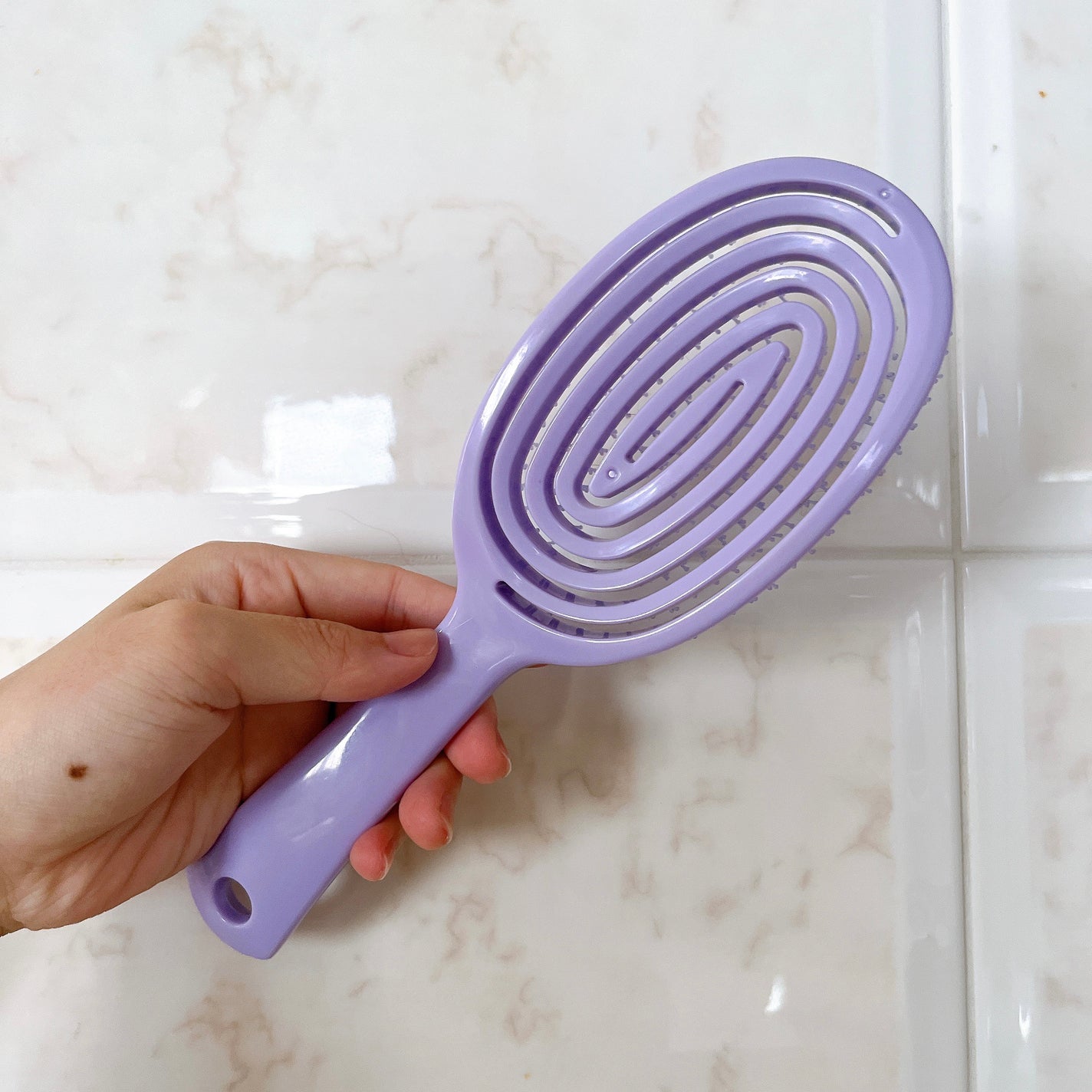 デタングリングブラシ 3Dスーパーフィット/マペペ/ヘアブラシを使ったクチコミ(2枚目)