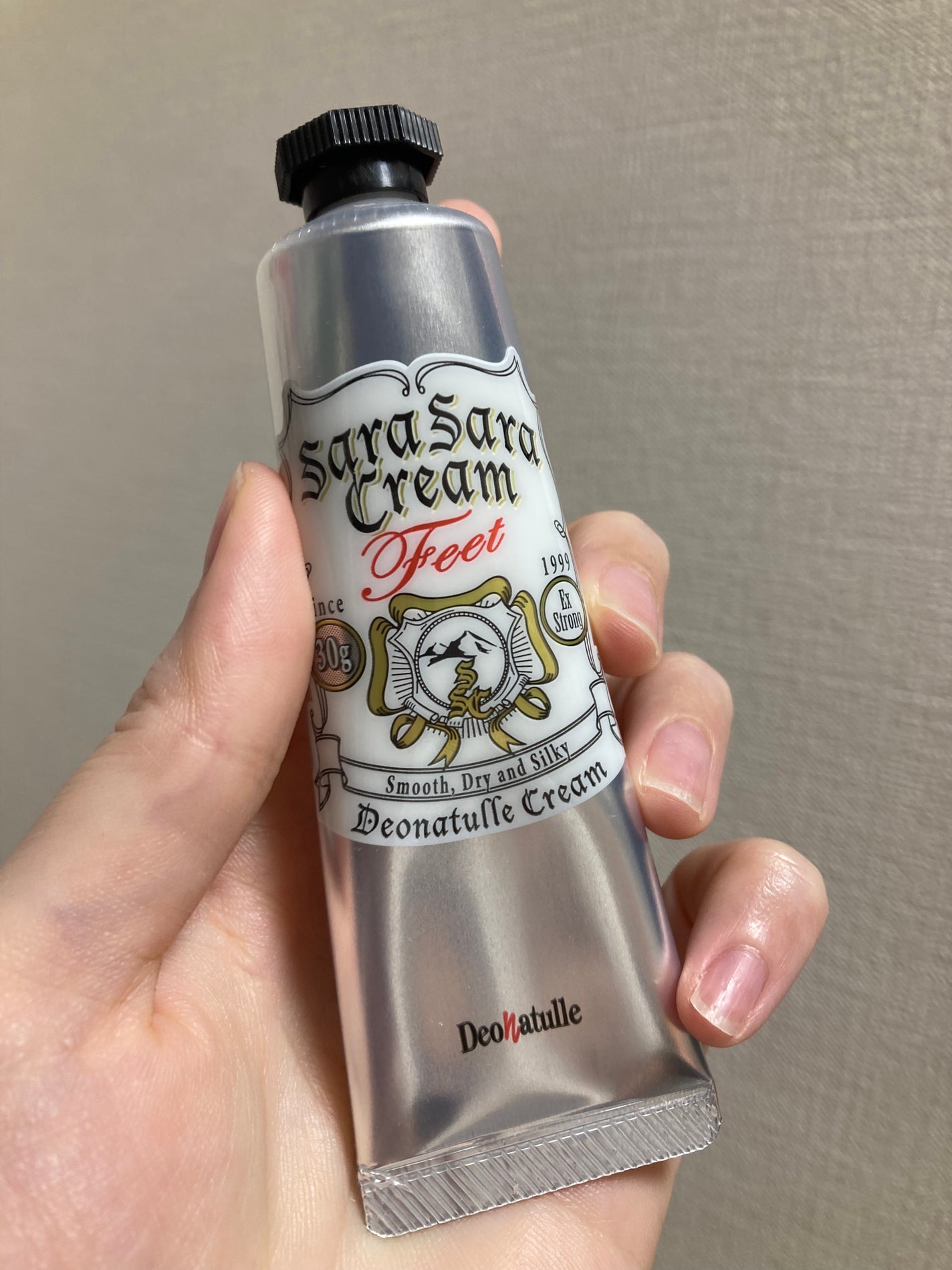 薬用足指さらさらクリーム/デオナチュレ/デオドラント・制汗剤を使ったクチコミ(3枚目)