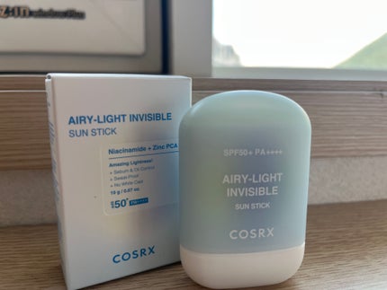 エアリーライト 透明UVスティック/COSRX/日焼け止めスティックを使ったクチコミ(1枚目)