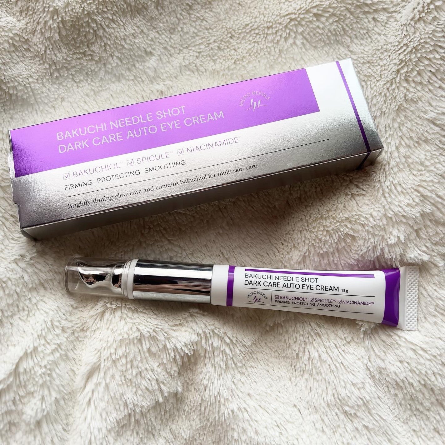 BAKUCHI NEEDLE SHOT DARK CARE AUTO EYE CREAM/LIALUSTER/アイケア・アイクリームを使ったクチコミ(1枚目)