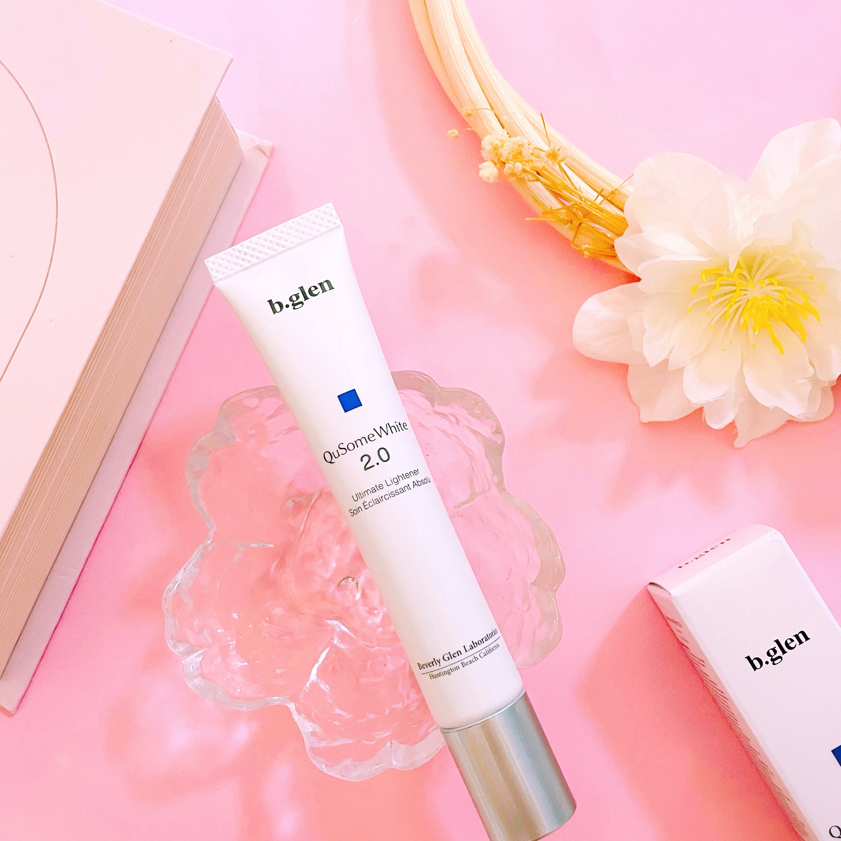 QuSomeホワイト2.0/b.glen/美容液を使ったクチコミ（1枚目）