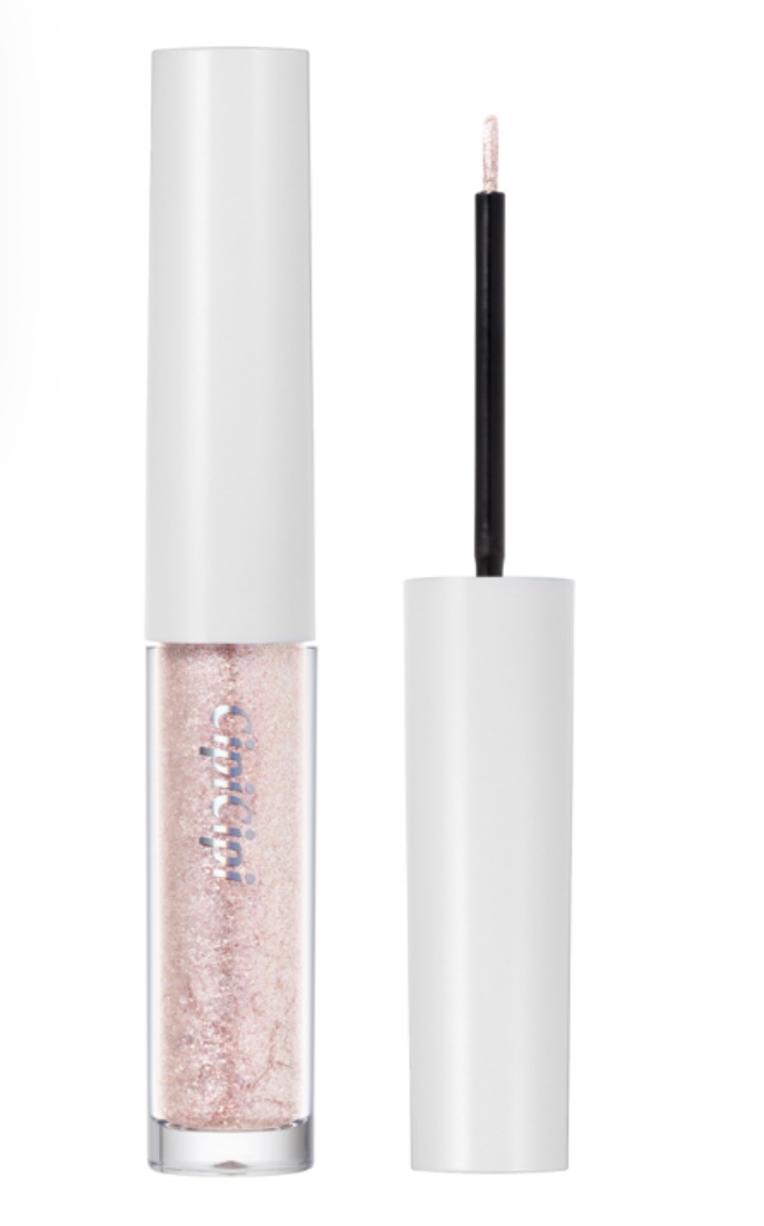 シピシピ グリッター イルミネーションライナー S 01 ピンクベージュ/CipiCipi/リキッドアイライナーを使ったクチコミ（1枚目）