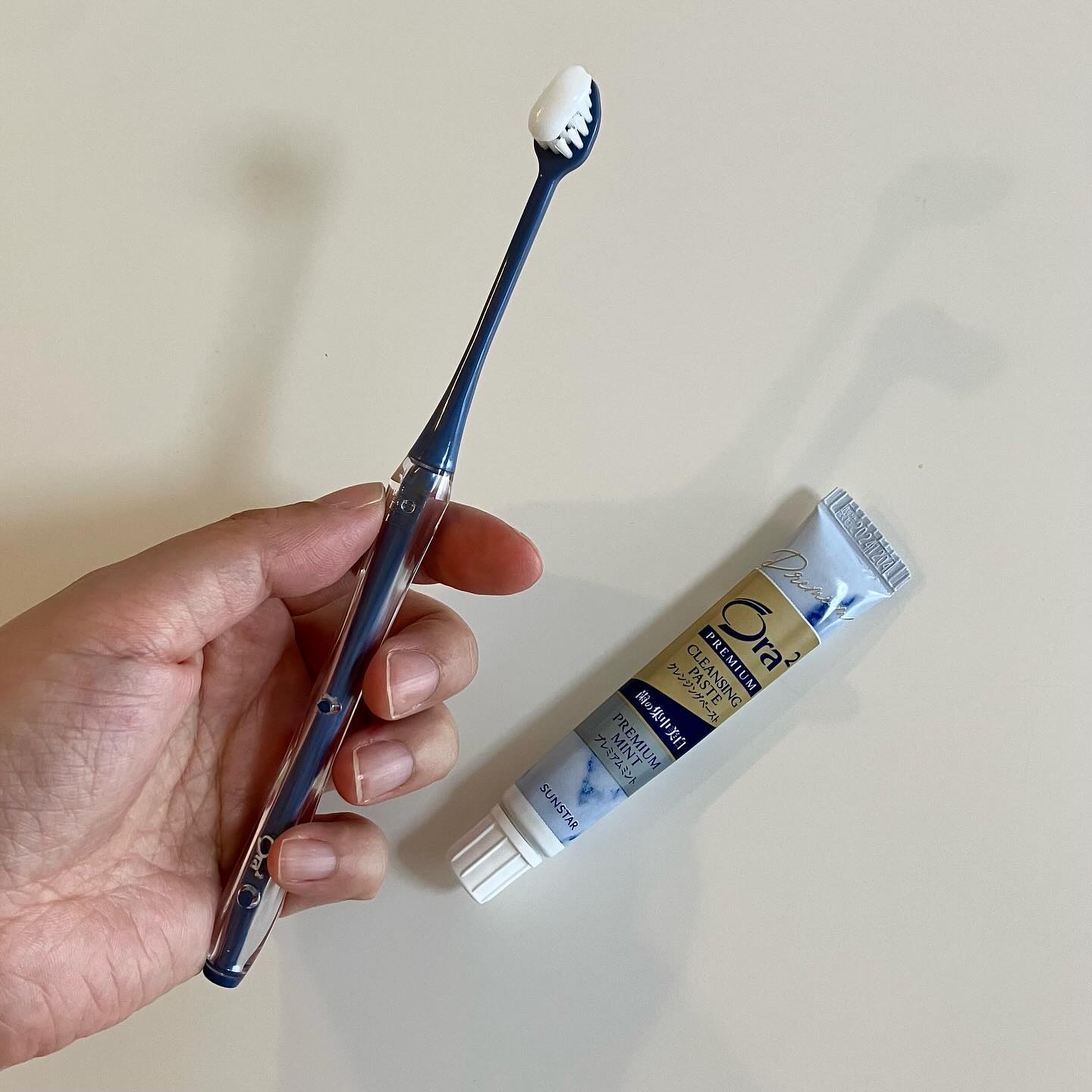 オーラツー プレミアム クレンジングペースト  プレミアムミント/オーラツー/歯磨き粉を使ったクチコミ（2枚目）